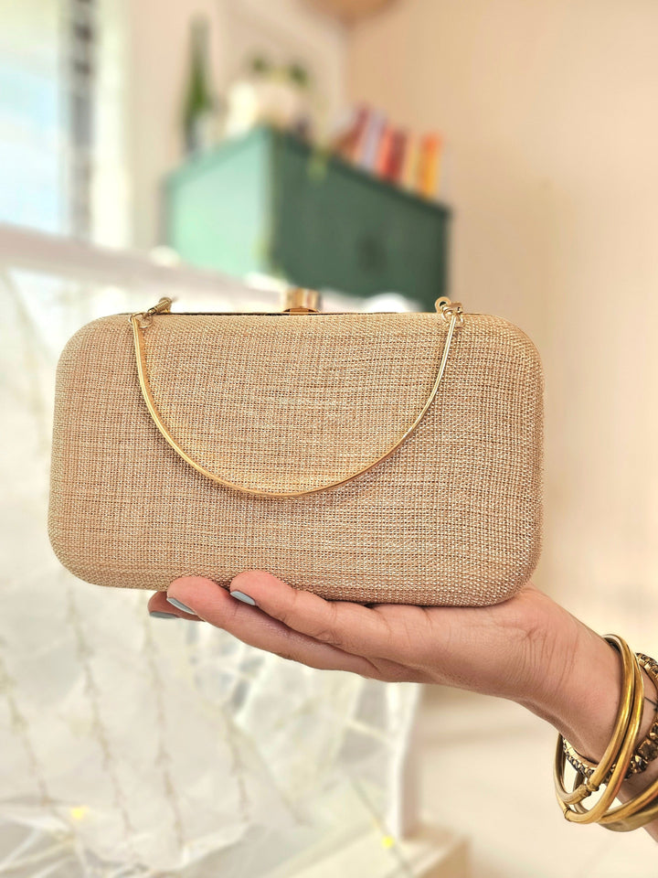 IRA Floral White Beads Bag