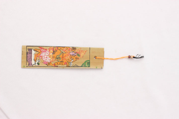 Authentic Pattachitra Ganesha Palm leaf Bookmark, Gift