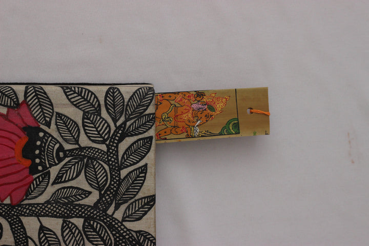 Authentic Pattachitra Ganesha Palm leaf Bookmark, Gift