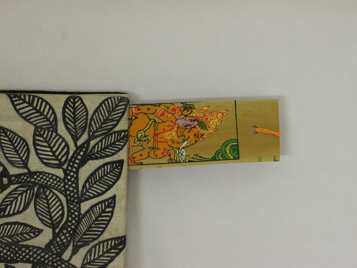 Authentic Pattachitra Ganesha Palm leaf Bookmark, Gift
