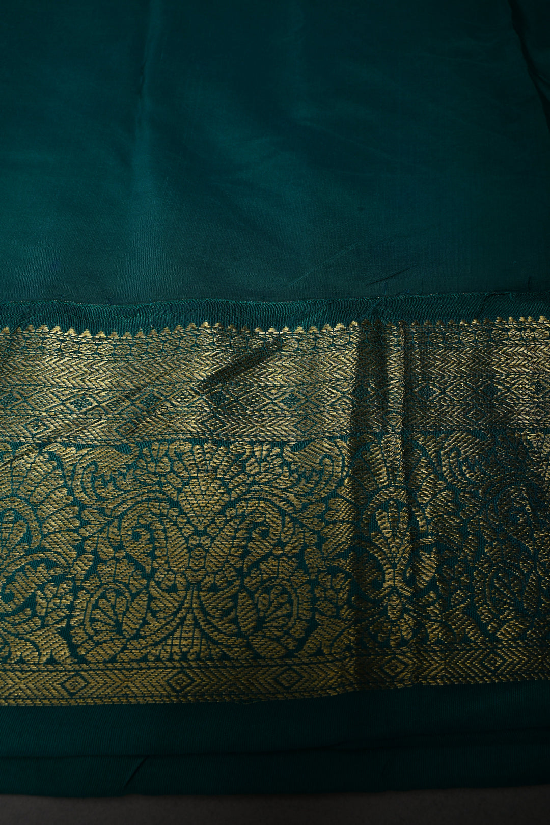 Cobalt Blue Bandhni Design on Pure Kanjivaram Silk Jugalbandi Saree with Pen Kalamkari Panel and Contrast Zari Border | SILK MARK CERTIFIED | SHOBITAM