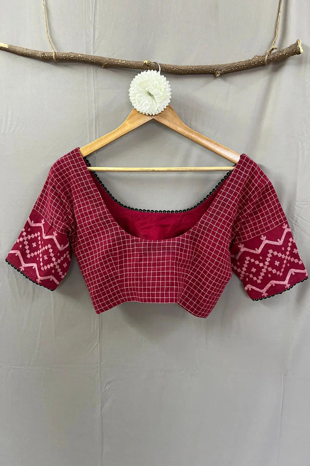 Ragini Jamdani Blouse | SHOBITAM