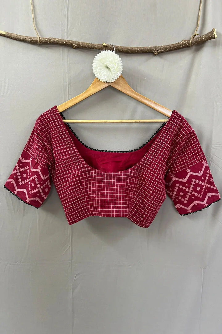 Ragini Jamdani Blouse | SHOBITAM