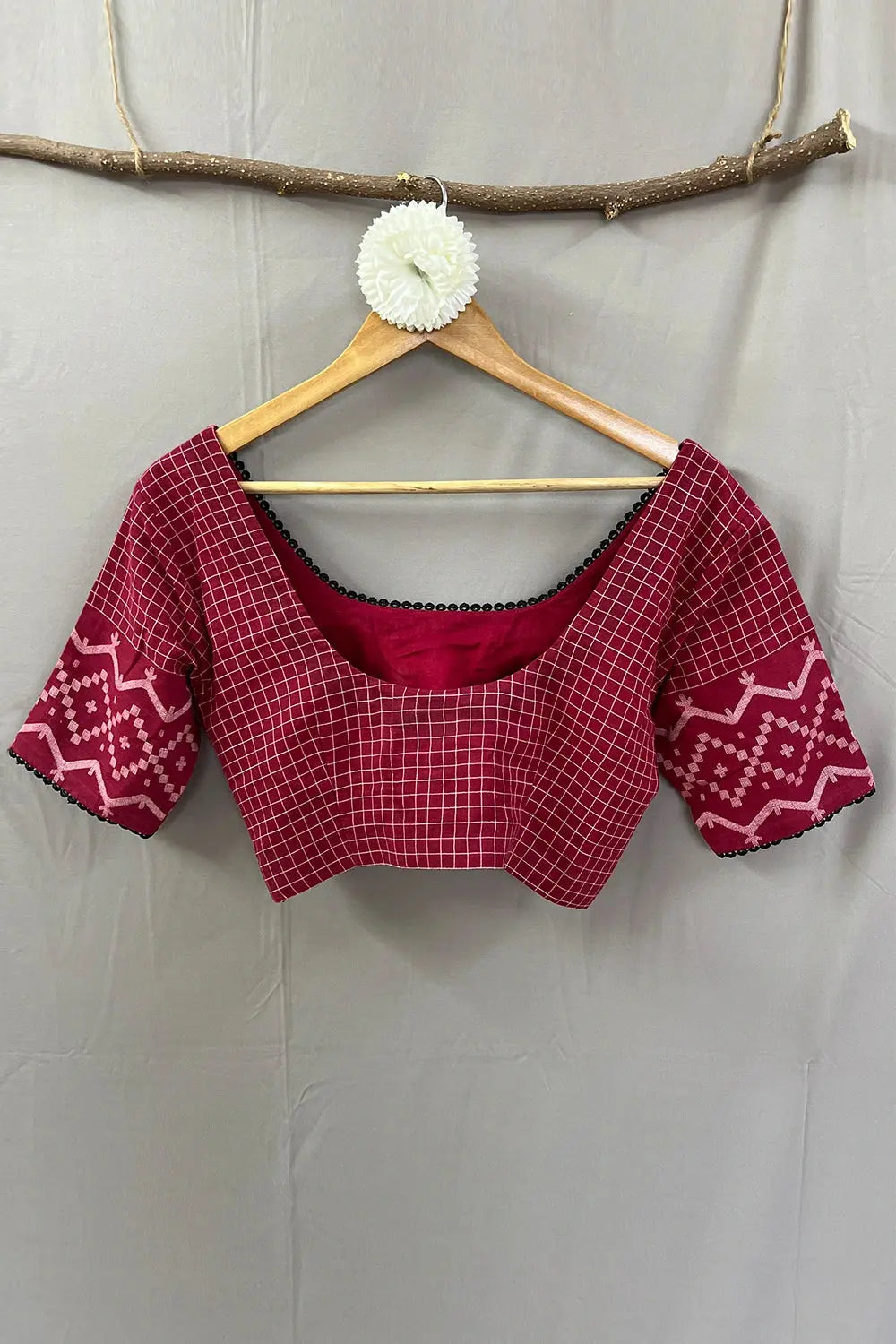 Ragini Jamdani Blouse | SHOBITAM