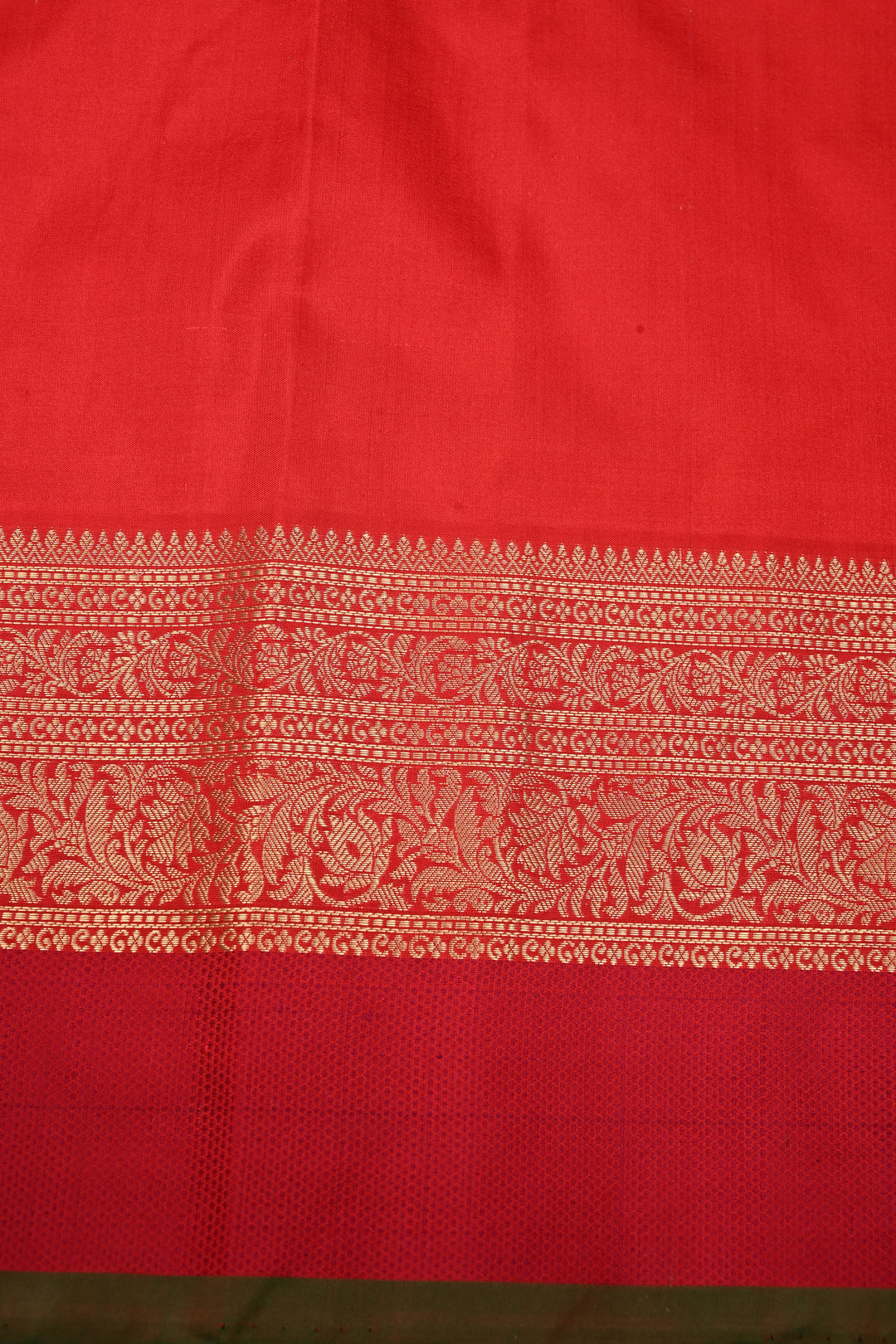 Ivory Meenakari Vertical Stripes on Banarasi Katan Silk Saree with Zari Brocade and Two Tone Zari Border | SILK MARK CERTIFIED | SHOBITAM