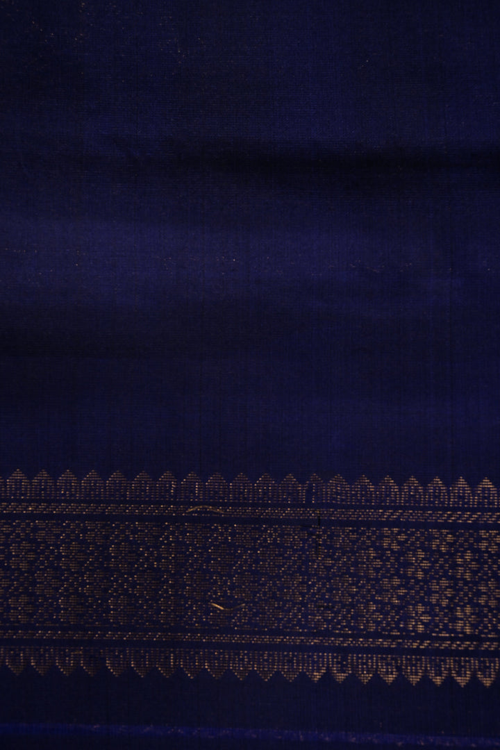 Multicolor Pallum Pazhamum Kanjivaram Soft Silk Saree with Zari Stripes and Muted Zari Buttas | SILK MARK CERTIFIED | SHOBITAM