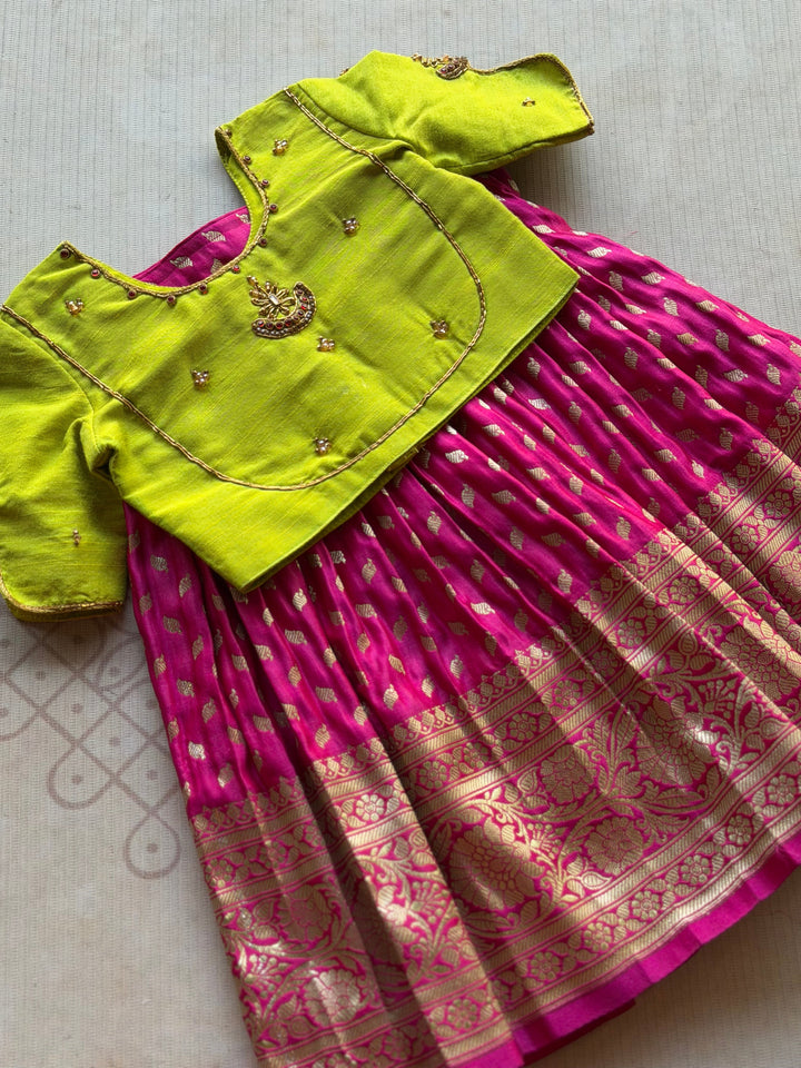 Esha - Crop Top and Skirt Festive Edit - Express | SHOBITAM