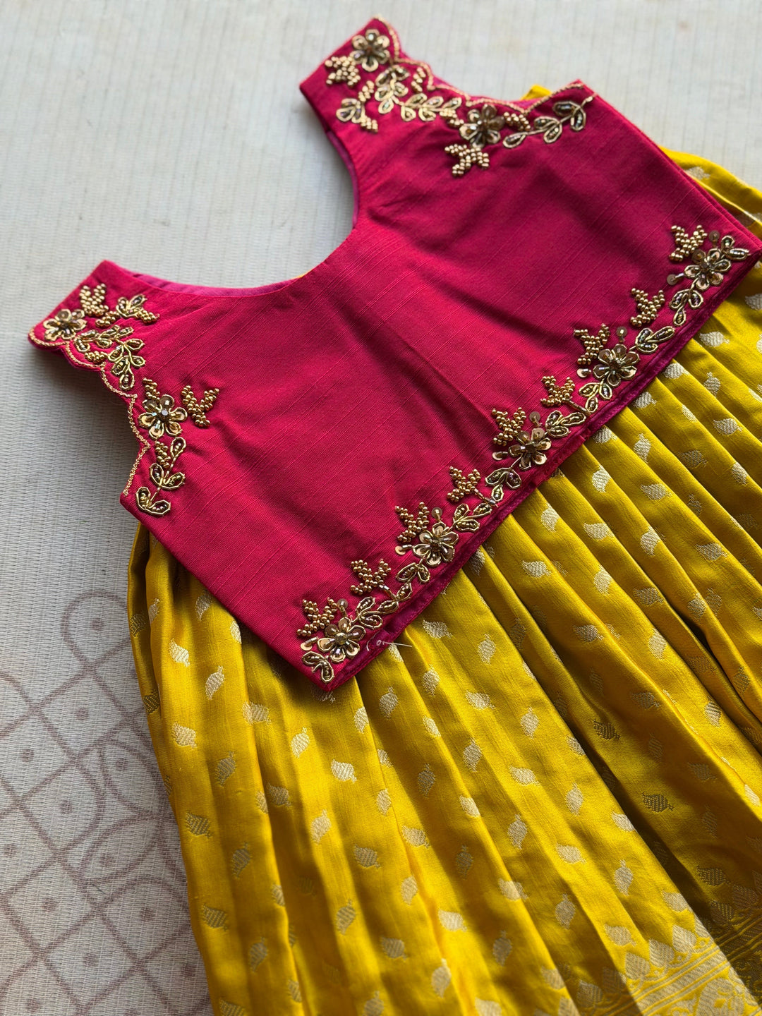 Esha - Crop Top and Skirt Festive Edit - Express | SHOBITAM
