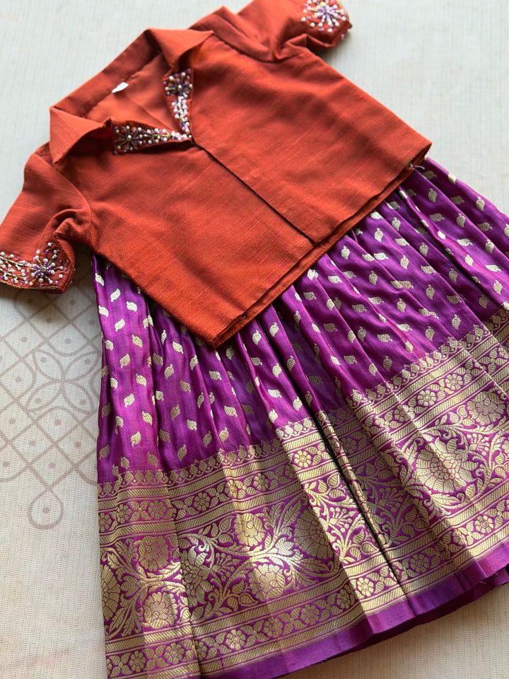 Esha - Crop Top and Skirt Festive Edit - Express | SHOBITAM