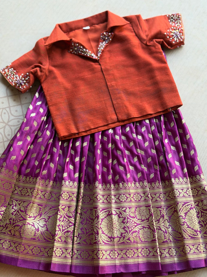 Esha - Crop Top and Skirt Festive Edit - Express | SHOBITAM