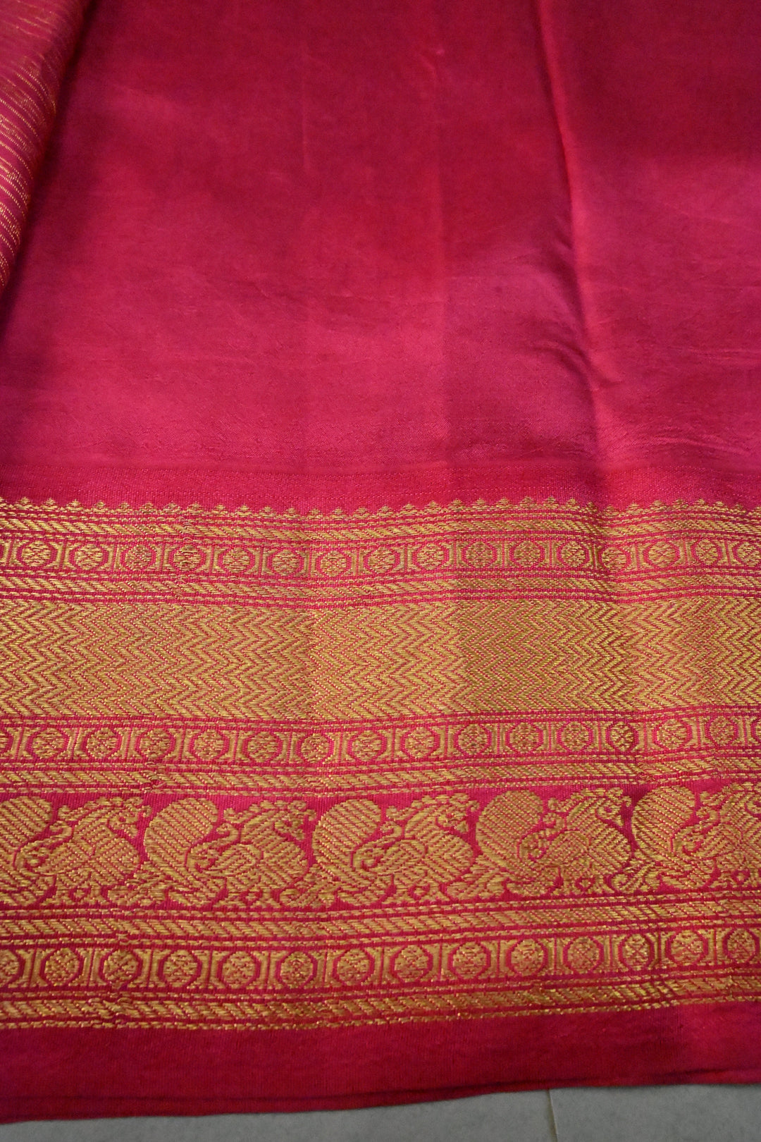 Prussian Blue  Bandhni Design on Pure Kanjivaram Silk Jugalbandi Saree with Pen Kalamkari Panel and Contrast Zari Border | SILK MARK CERTIFIED | SHOBITAM