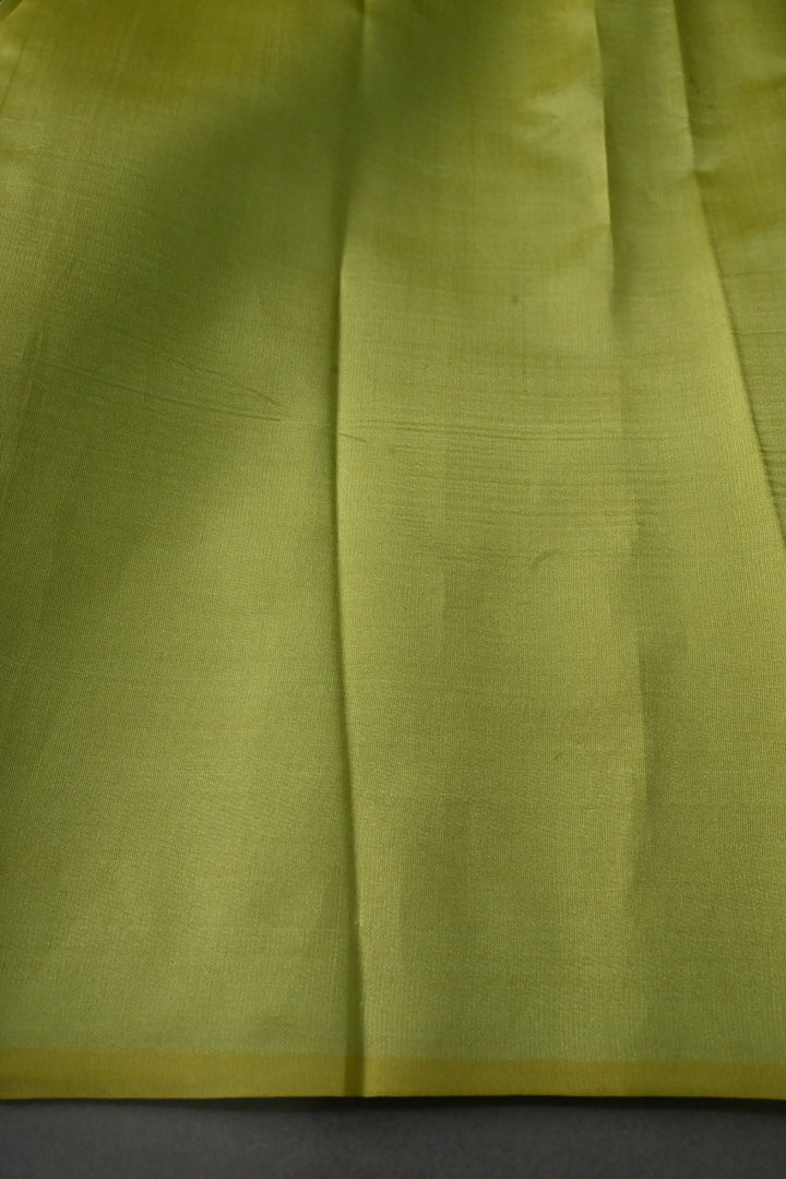 Multicolor Borderless Art Silk Saree with Muted Silver Geometric Design| SHOBITAM