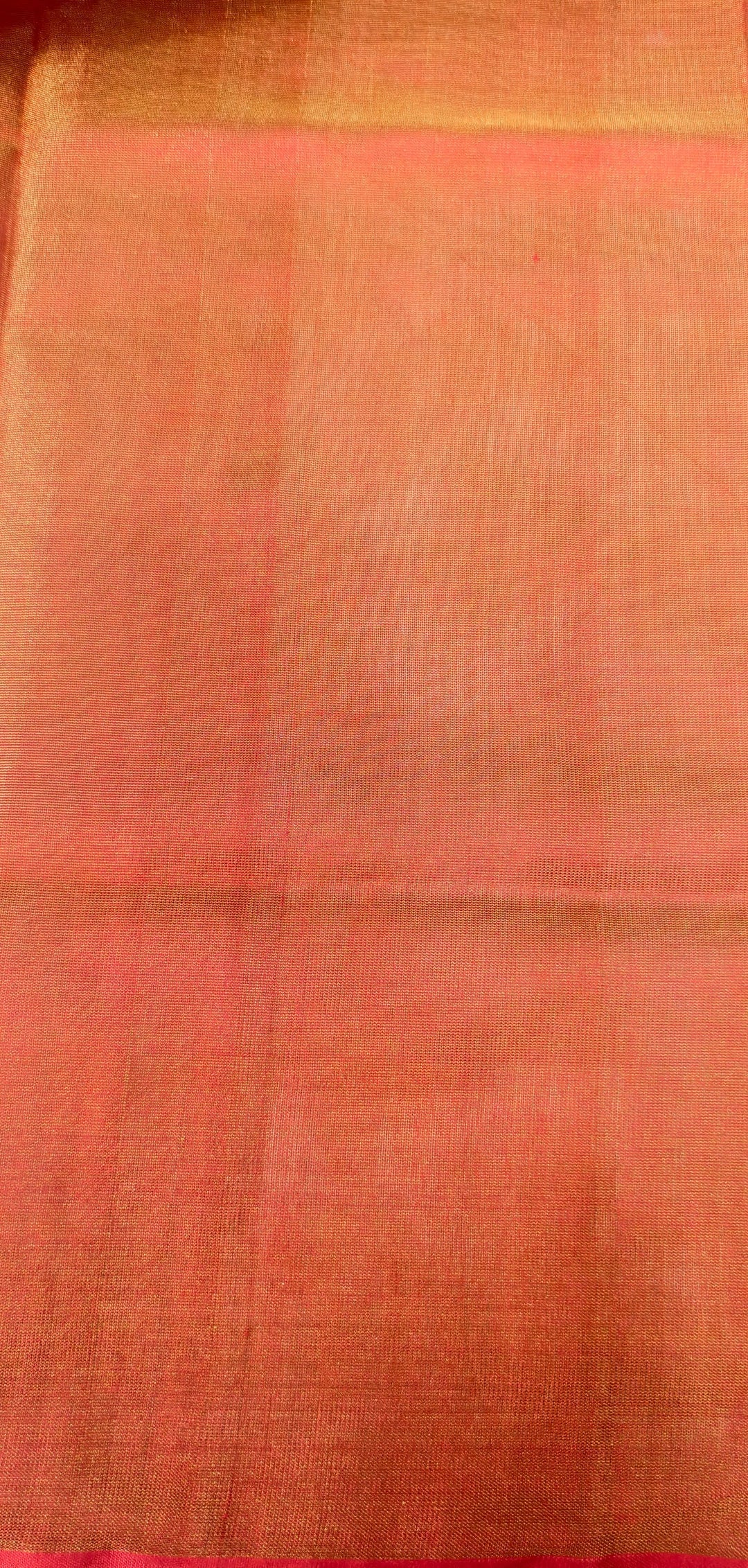 Blood Red Uppada Handloom Silk Saree with Tissue Skirt Border | SILK MARK CERTIFIED | SHOBITAM