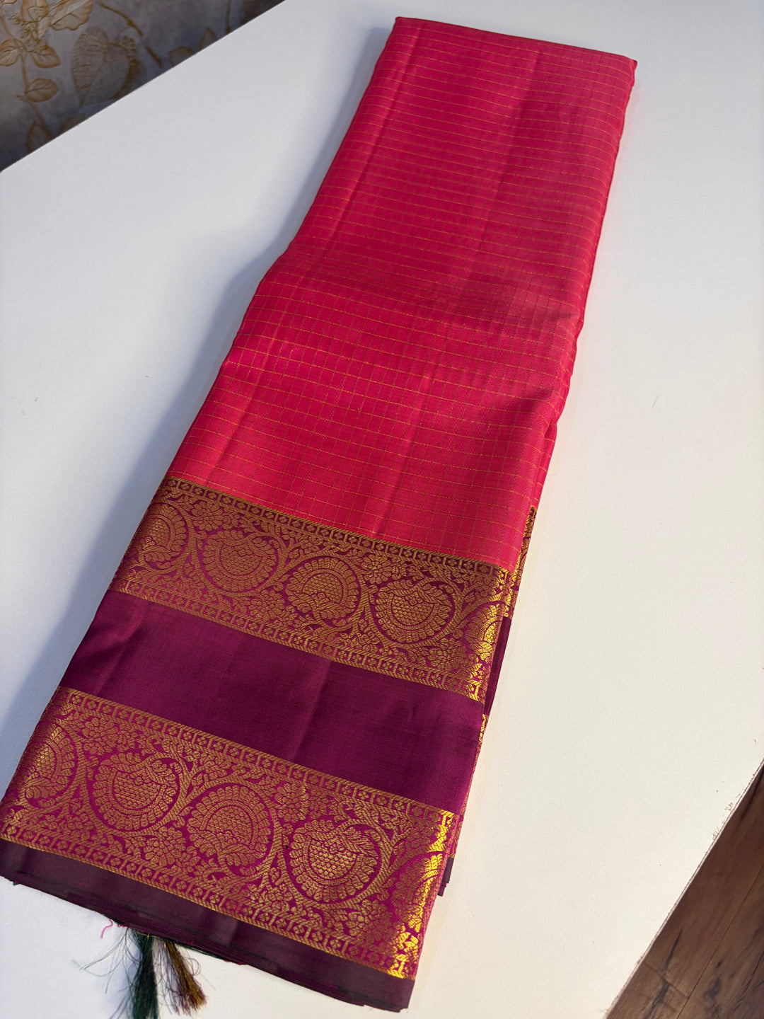 Ambika - Dharmavaram Silk Saree |  SILK MARK CERTIFIED | SHOBITAM