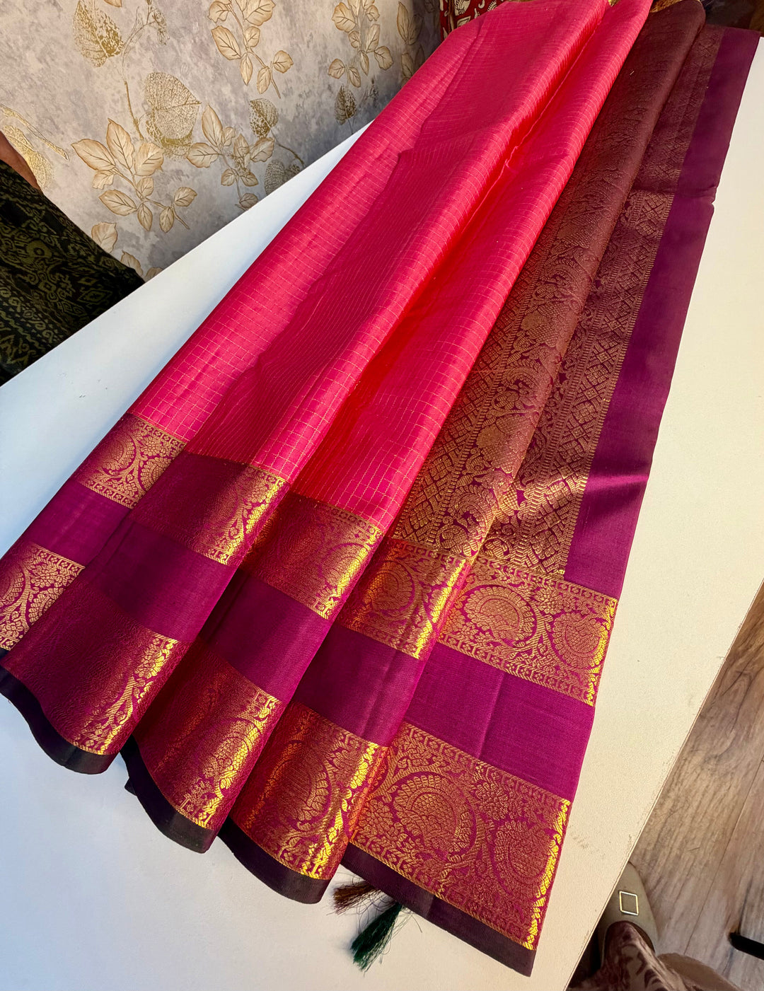 Ambika - Dharmavaram Silk Saree |  SILK MARK CERTIFIED | SHOBITAM