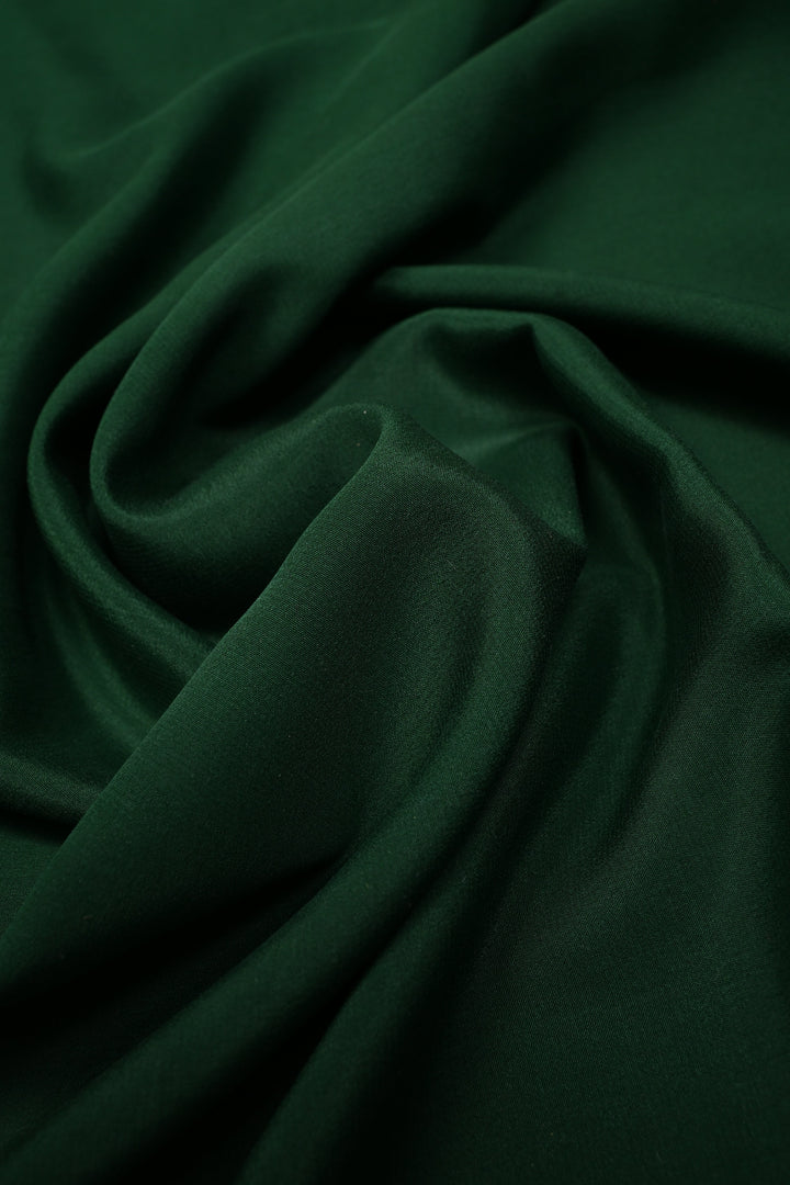 Forest Green Mysore Silk Saree with Contrast Ganda Berunda Zari Border  | SILK MARK CERTIFIED | SHOBITAM