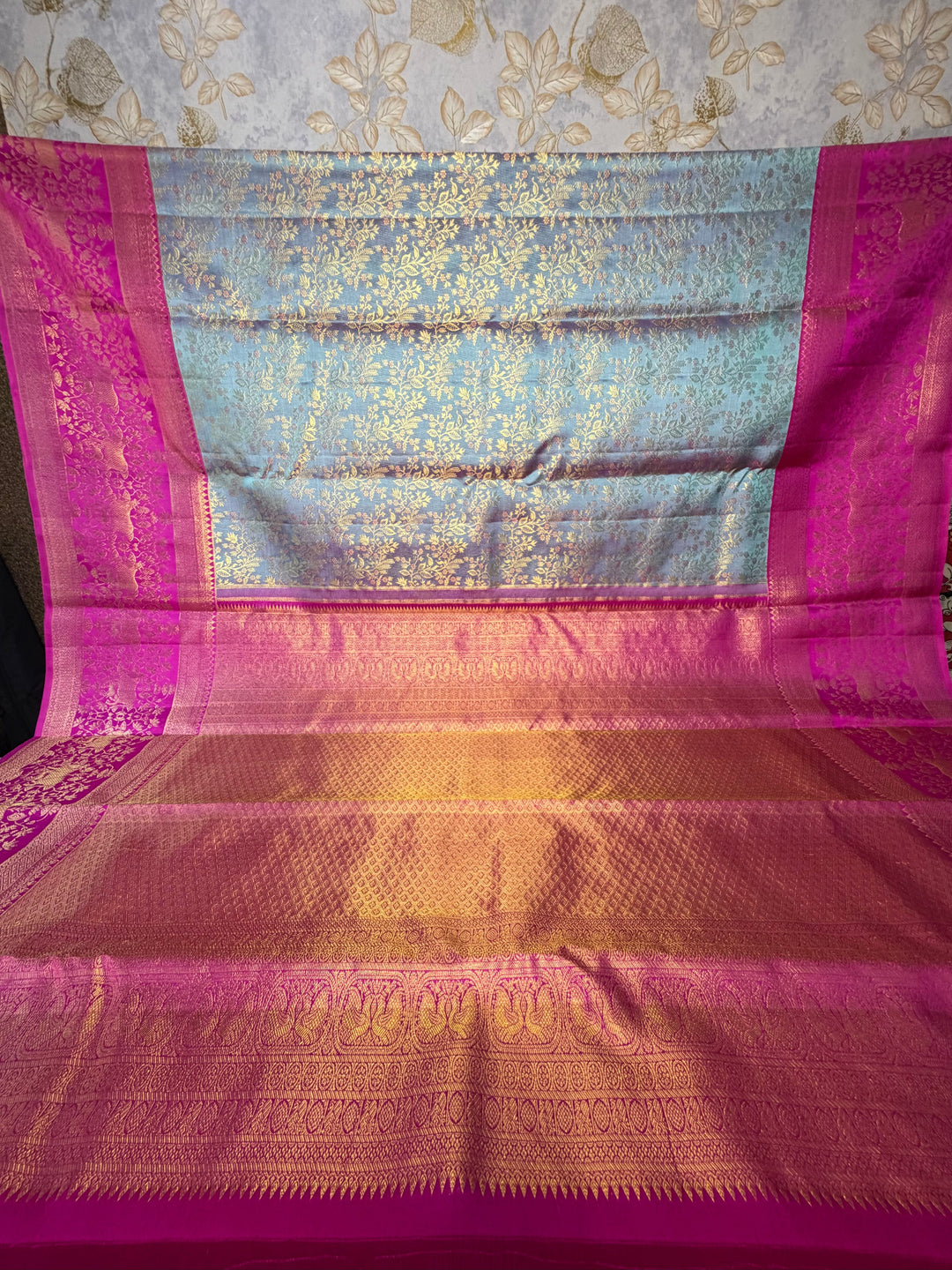 Rajeshwari - Dharmavaram Silk Saree | SILK MARK CERTIFIED | SHOBITAM