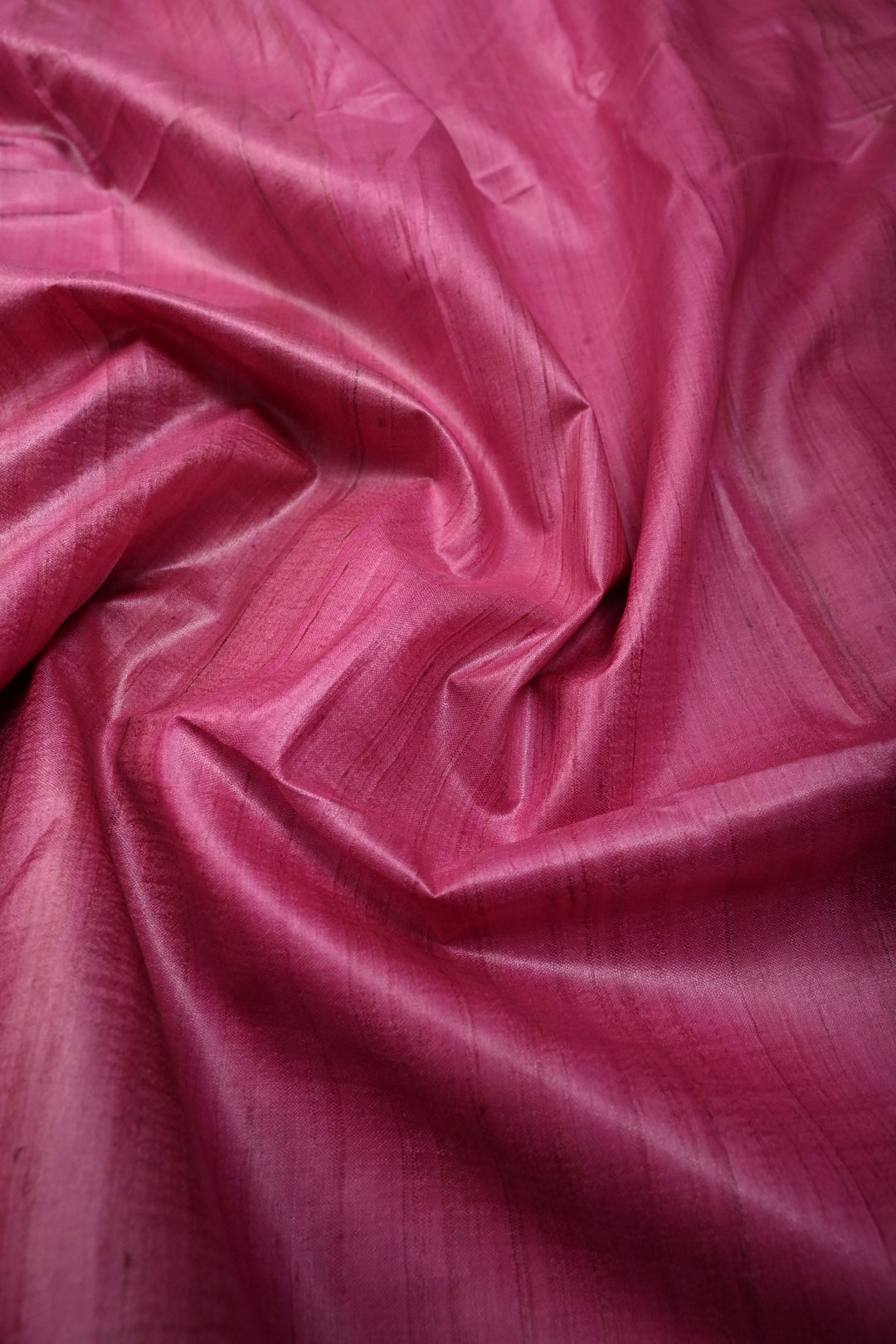 Pink Handloom Tussar Hand Painted Madhubani Silk Saree with Border  | SILK MARK CERTIFIED | SHOBITAM