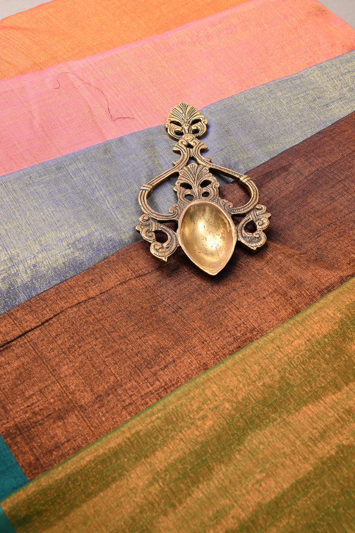 Discounted Bundle of 5 Tissue By Cotton Assorted Sarees for Gift Giving