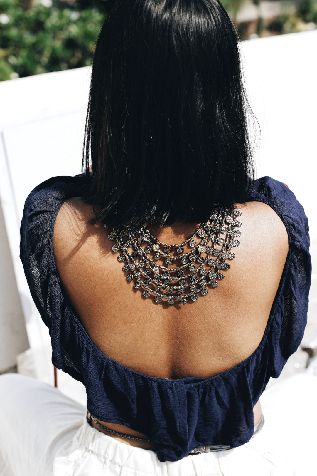Six Layered Coin Necklace | SHOBITAM