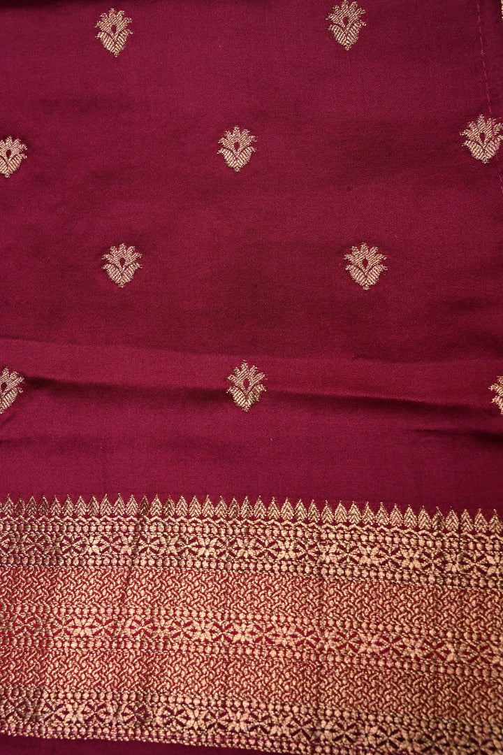 Rangkaat Style on Vegan Viscose Silk Saree with Leheria Design and Zari Border | SHOBITAM