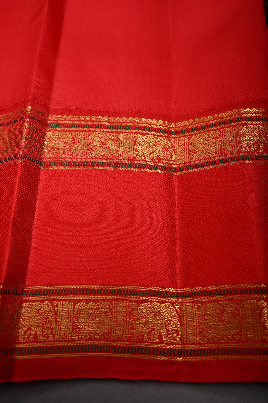 Coffee Brown Korvai Zari Checks on Kanjivaram Pure Silk Saree with Zari Buttas and Contrast Rettaipet Zari Border | SILK MARK CERTIFIED | SHOBITAM