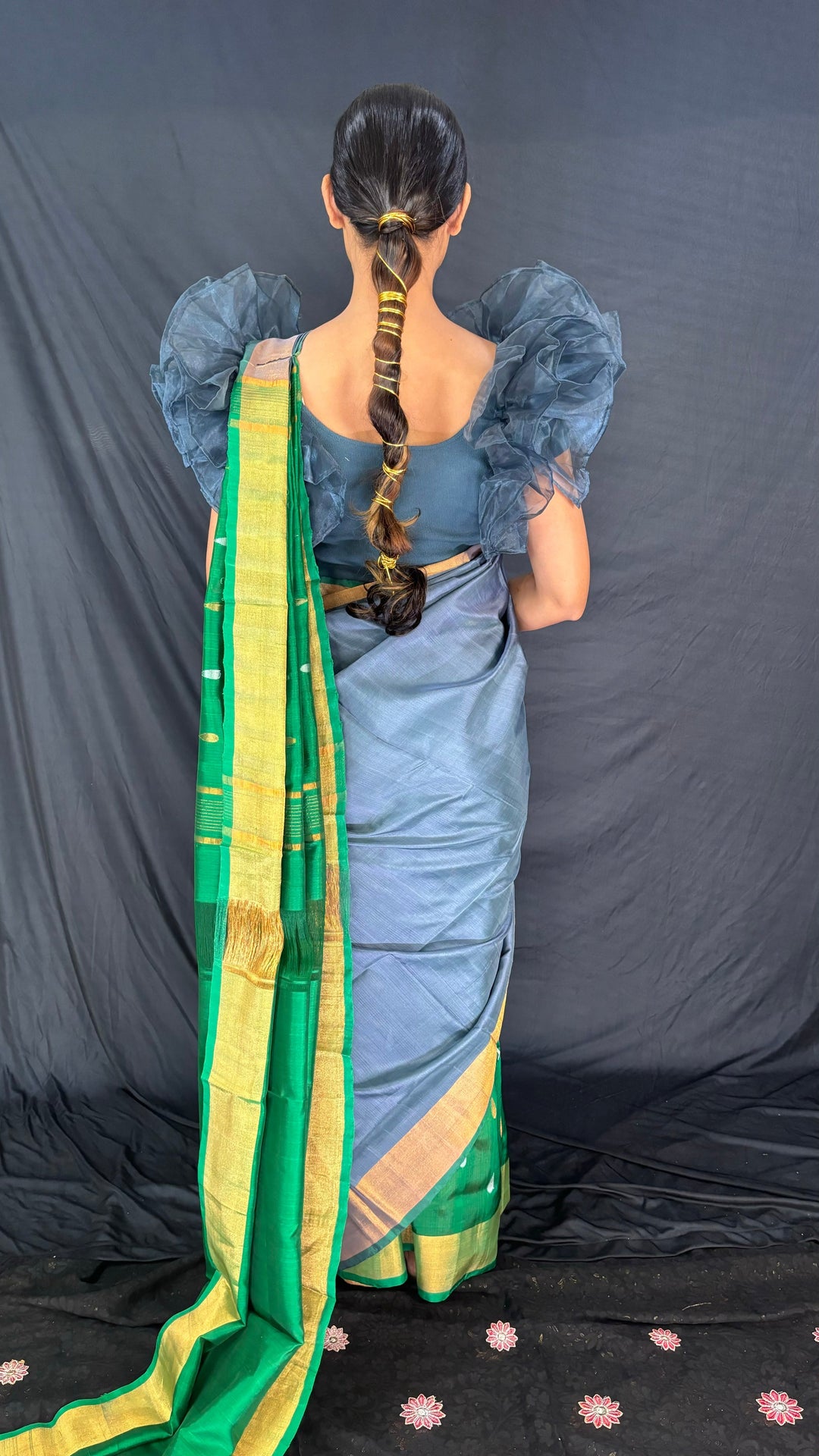 Prakruti -Handwoven Uppada Silk Saree | SILK MARK CERTIFIED | SHOBITAM