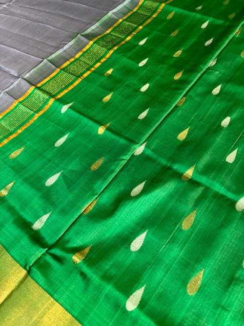 Prakruti -Handwoven Uppada Silk Saree | SILK MARK CERTIFIED | SHOBITAM