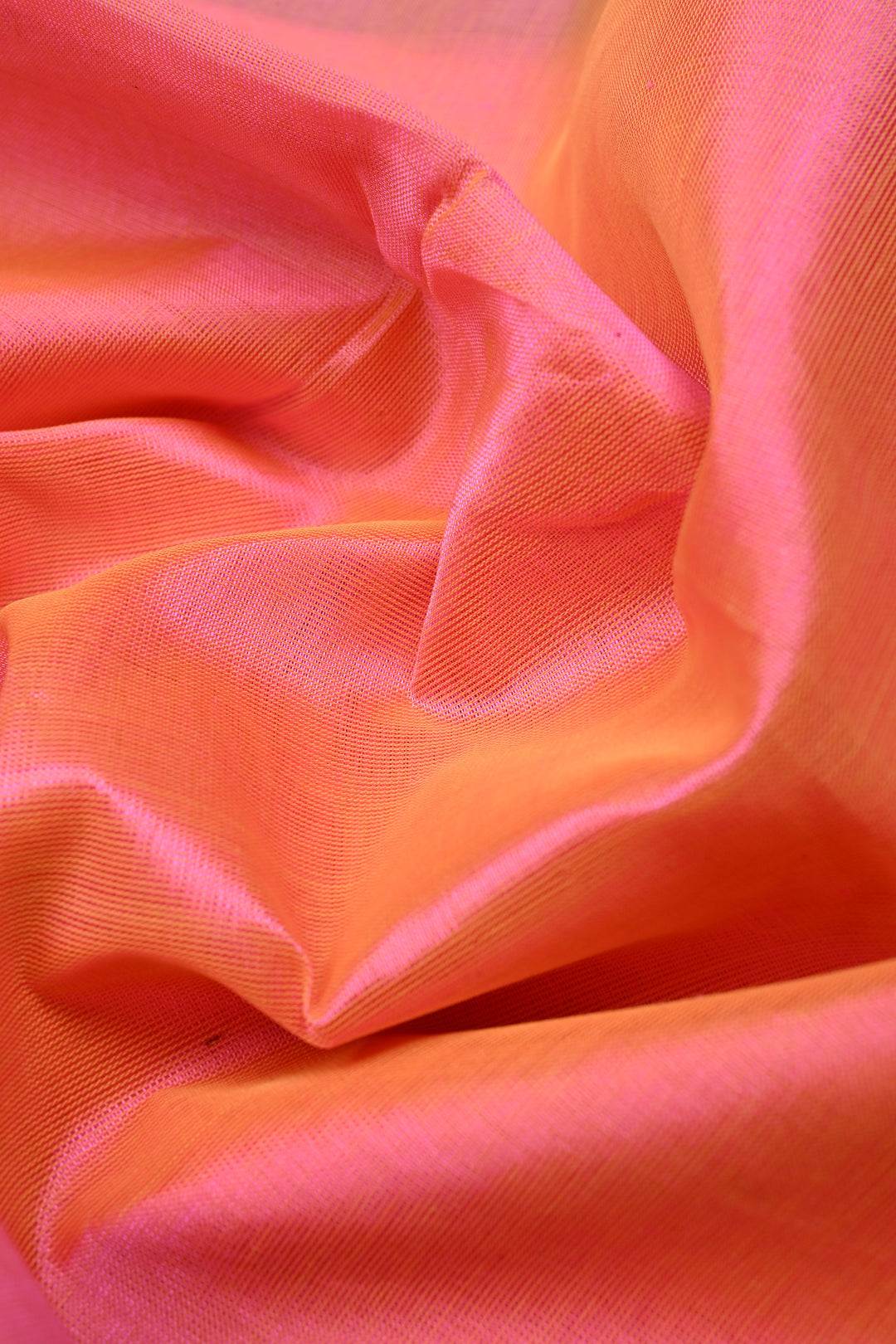 Pink Dual Tone on Kanchi Silk Cotton Saree with Zari Buttas and Contrast Tissue Zari Border | SHOBITAM
