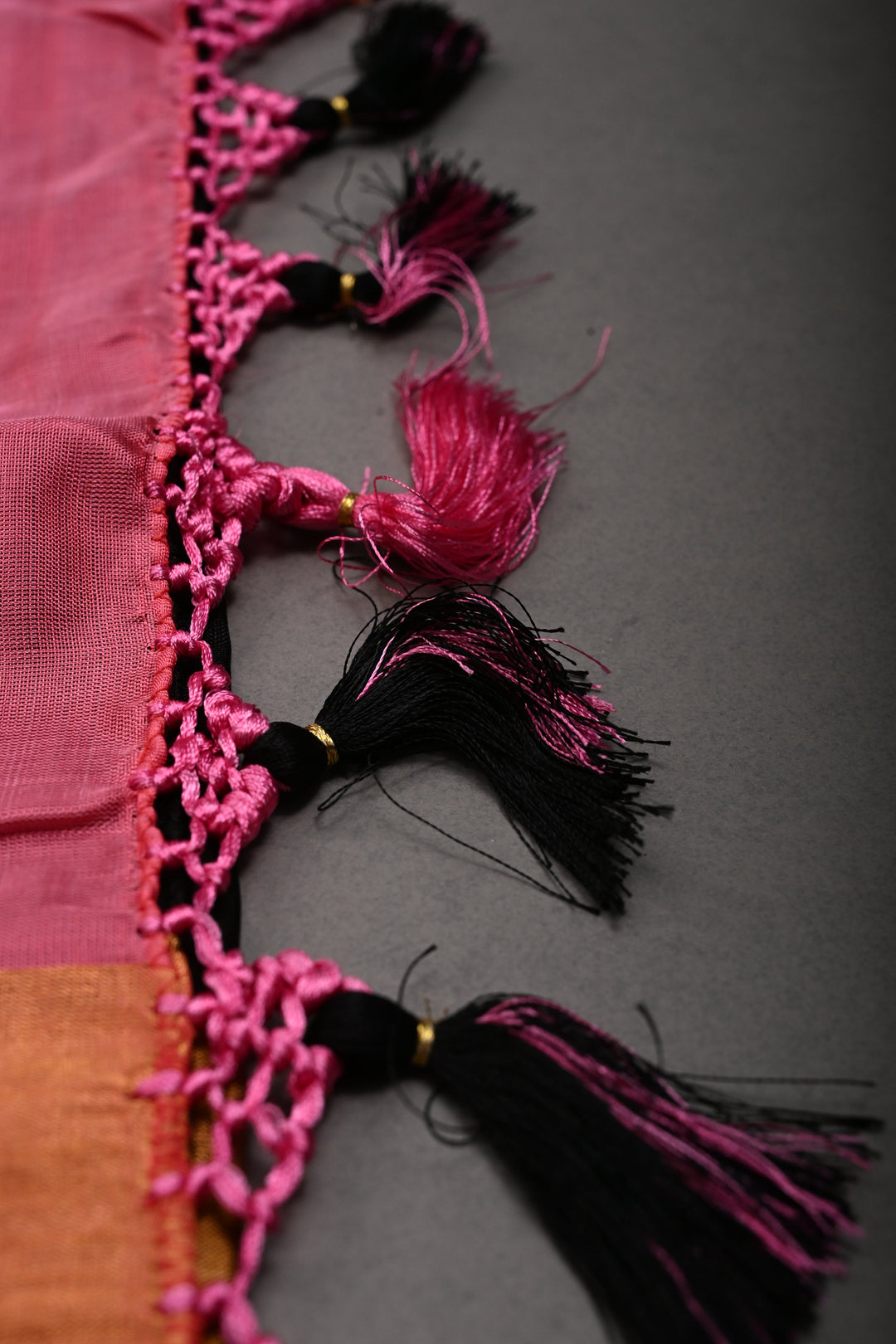 Black Uppada Handloom Silk Saree with Sona Rupa Buttas and Tissue Border | SILK MARK CERTIFIED