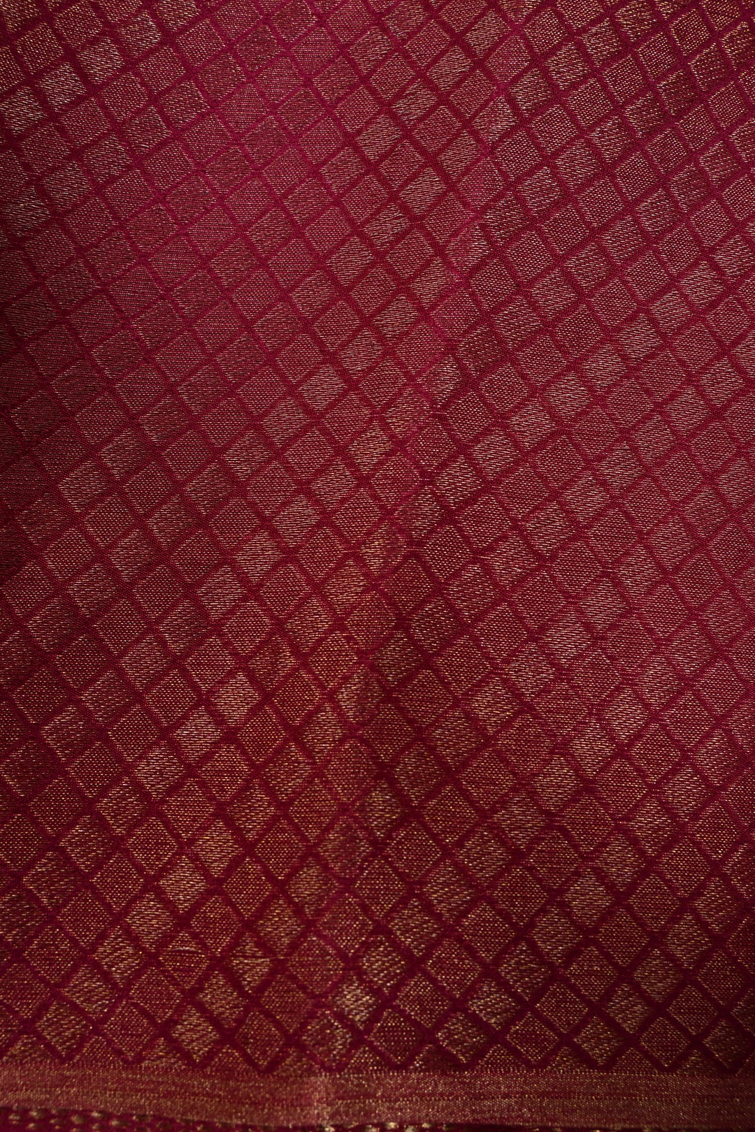 Rani Pink Mysore Silk Saree with Floral Zari Brocade and Zari Border | SILK MARK CERTIFIED | SHOBITAM