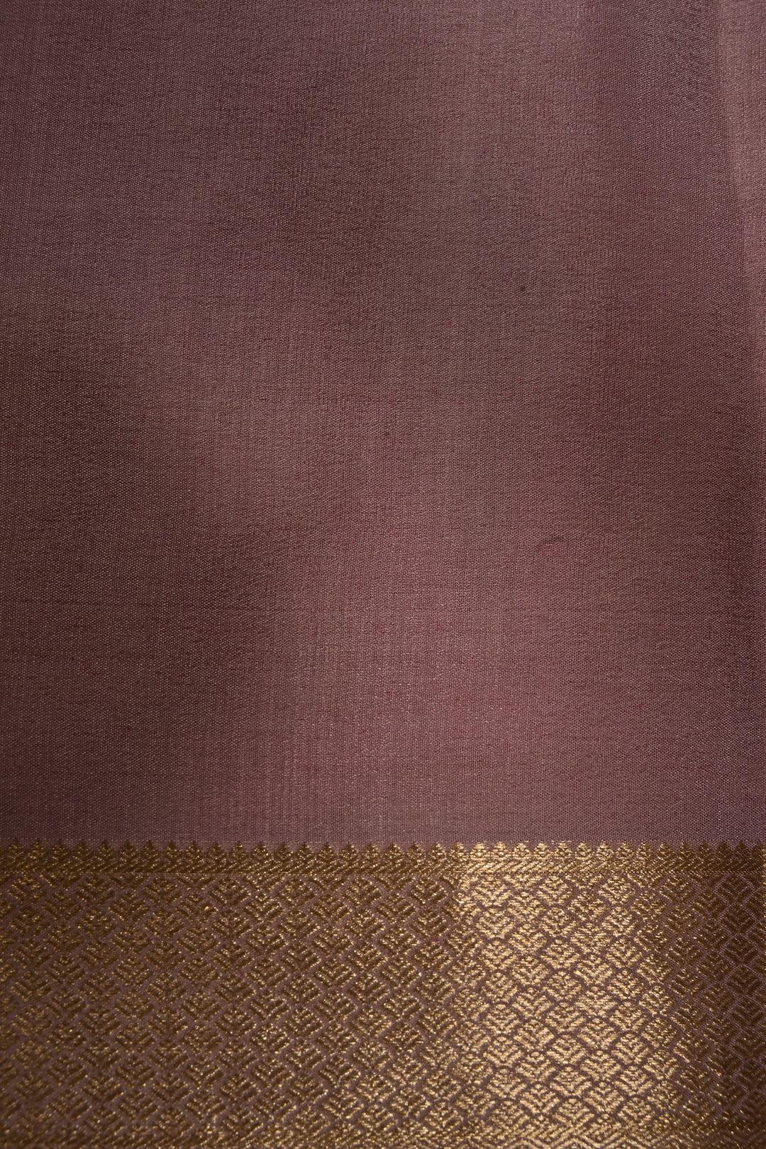 Stylish Brush Dye-Crinkles Zari Deco Scallop Design on Shades of Pink Mysore Silk Saree with   | SILK MARK CERTIFIED | SHOBITAM