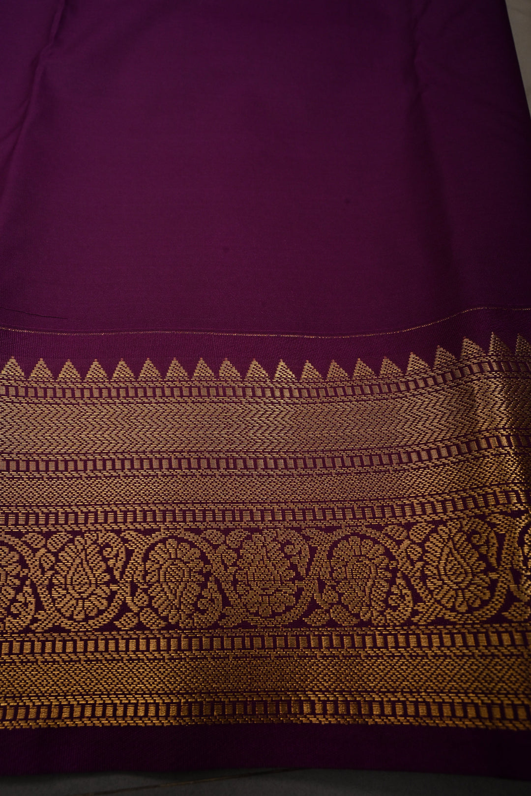 Sage Green Vertical Zari Stripes on Kanjivaram Soft Semi Silk Saree with Zari Buttas and Contrast Zari Border | SHOBITAM
