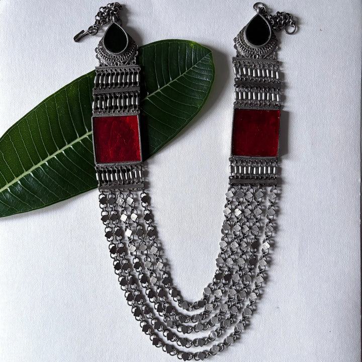 Queen's Glasswork Necklace | SHOBITAM
