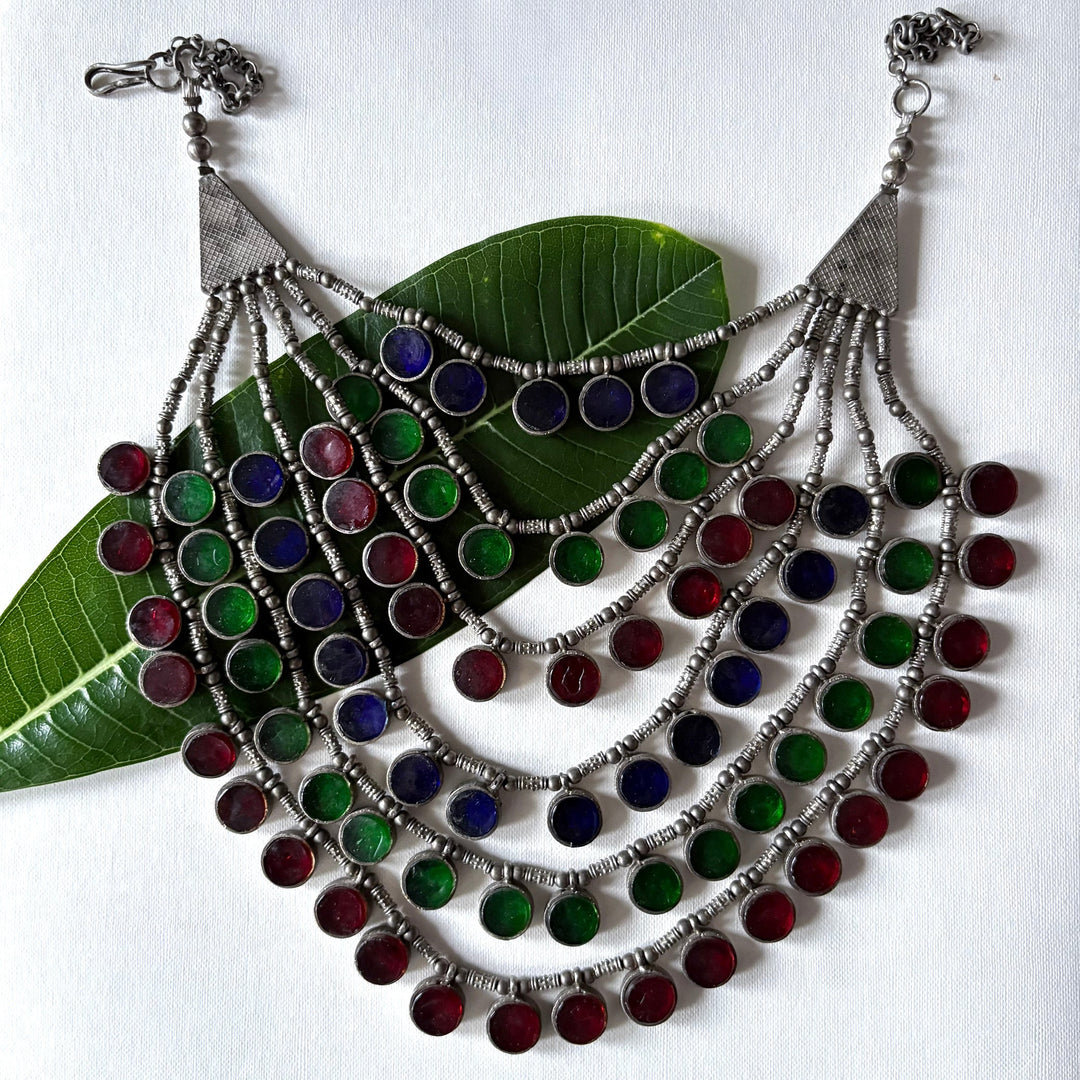 Rajasthani Glasswork Necklace | SHOBITAM