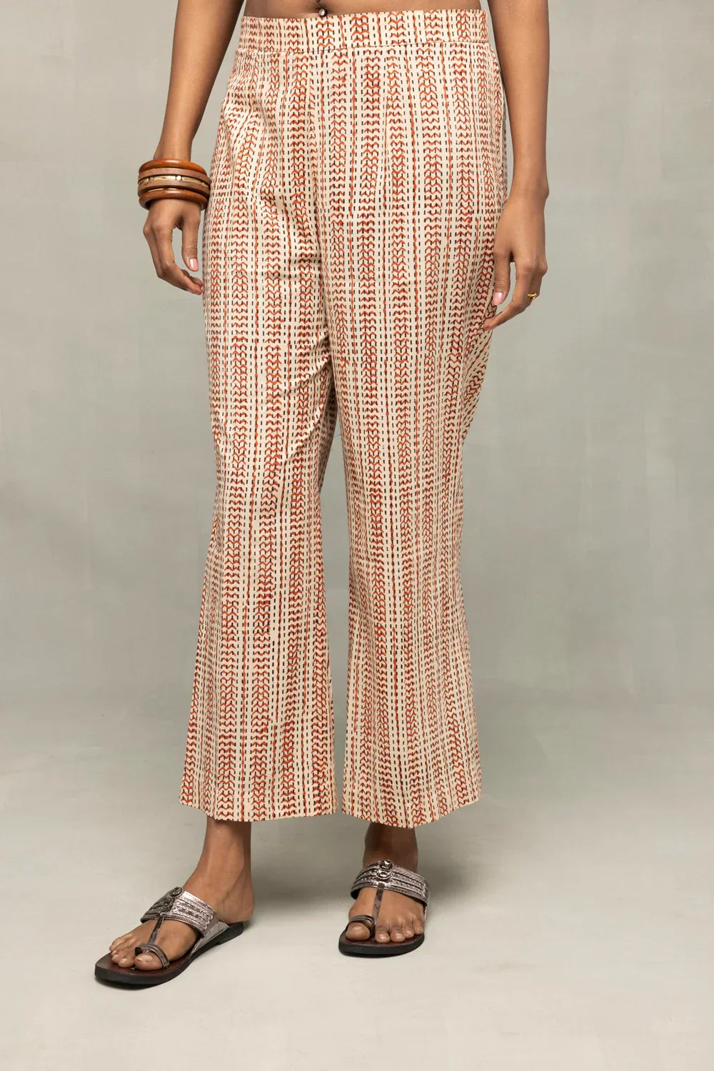 Ebony & Crimson Bagru Hand-Block Print Kurta set | SHOBITAM