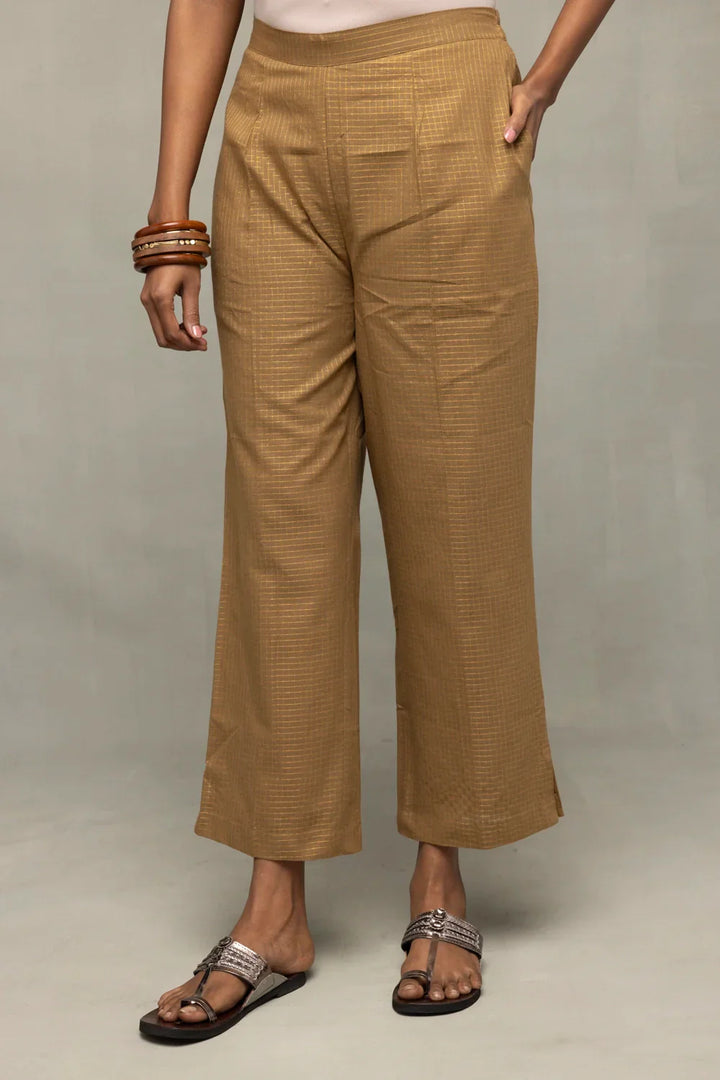 Damp Sand Kurta Set with Dupatta | SHOBITAM