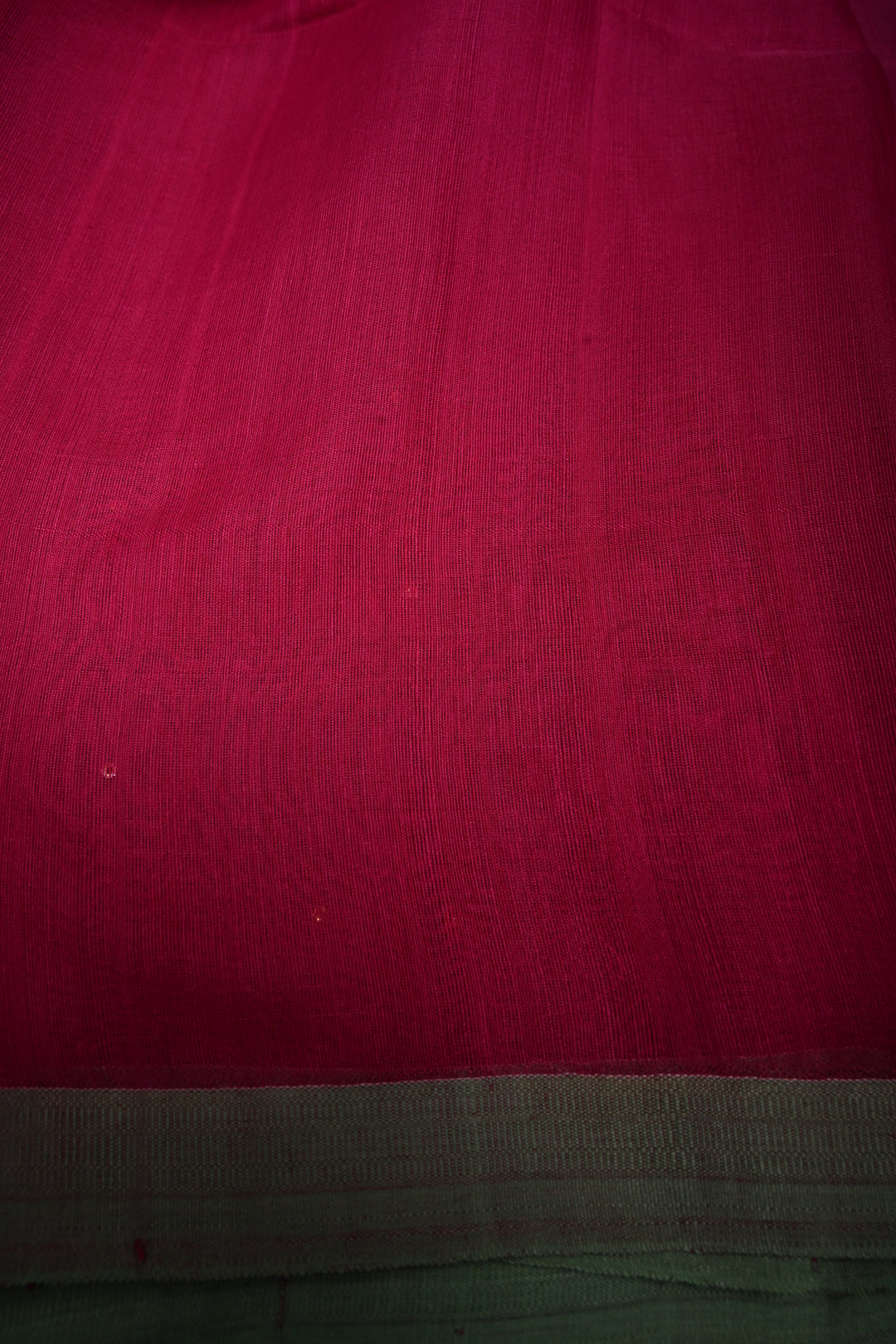 Rani Pink  Muslin Saree with Pocket Sequins and Paithani Style Tissue Pallu | SILK MARK CERTIFIED | SHOBITAM
