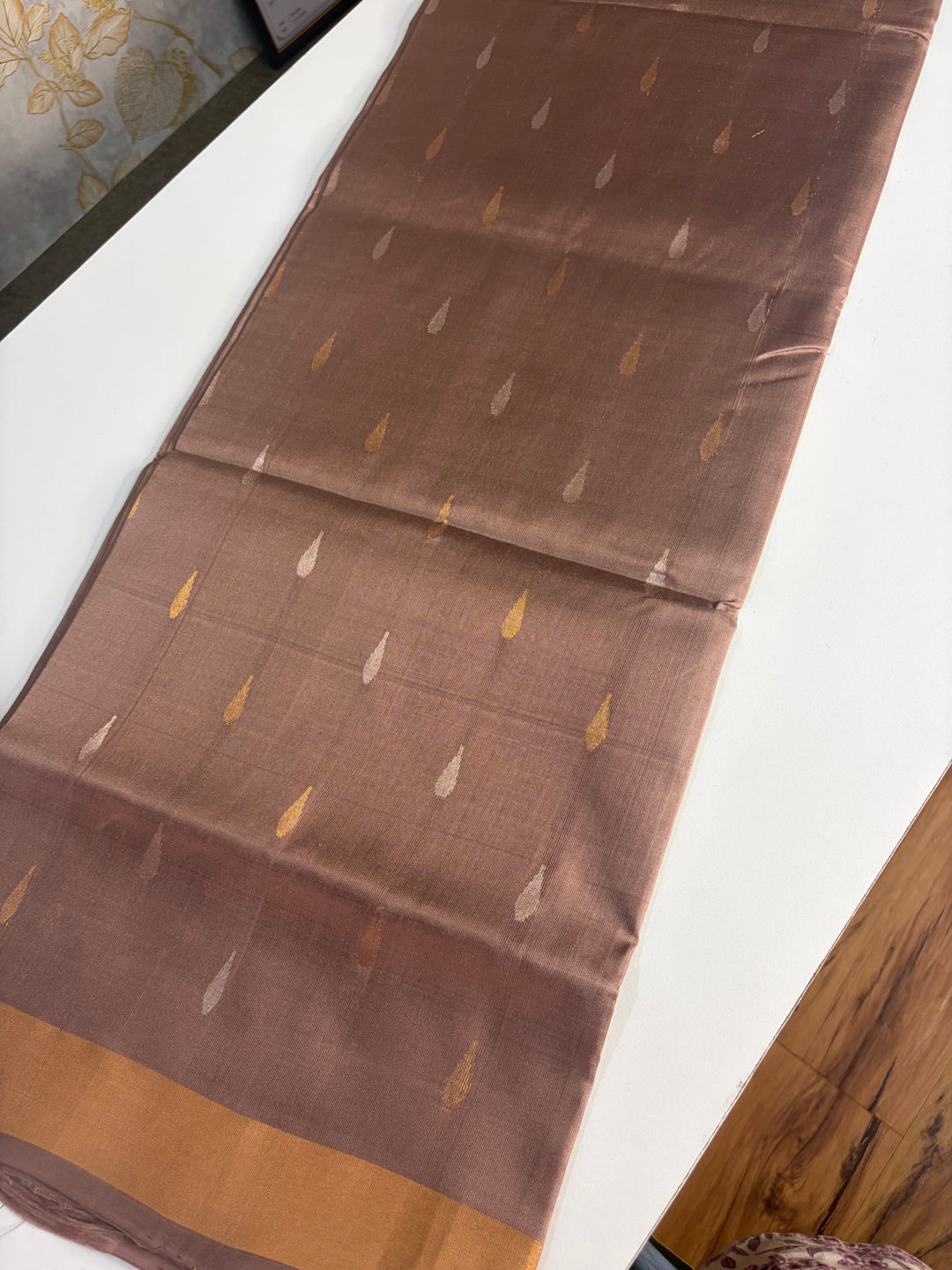 Arth - Handloom Uppada Jamdani Silk Saree | SHOBITAM