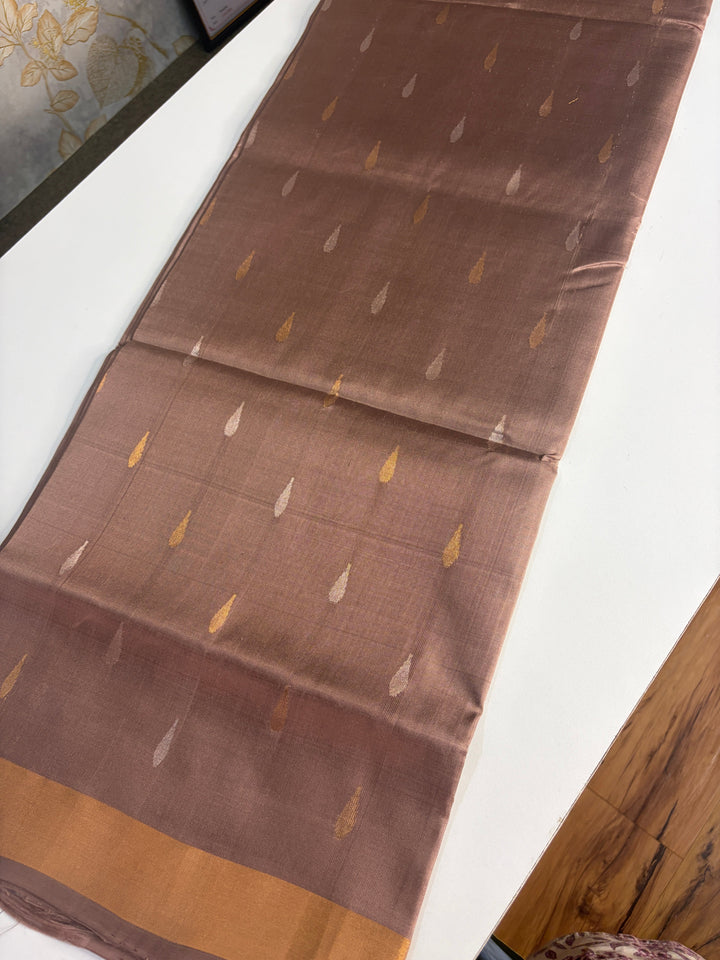 Arth - Handloom Uppada Jamdani Silk Saree | SHOBITAM