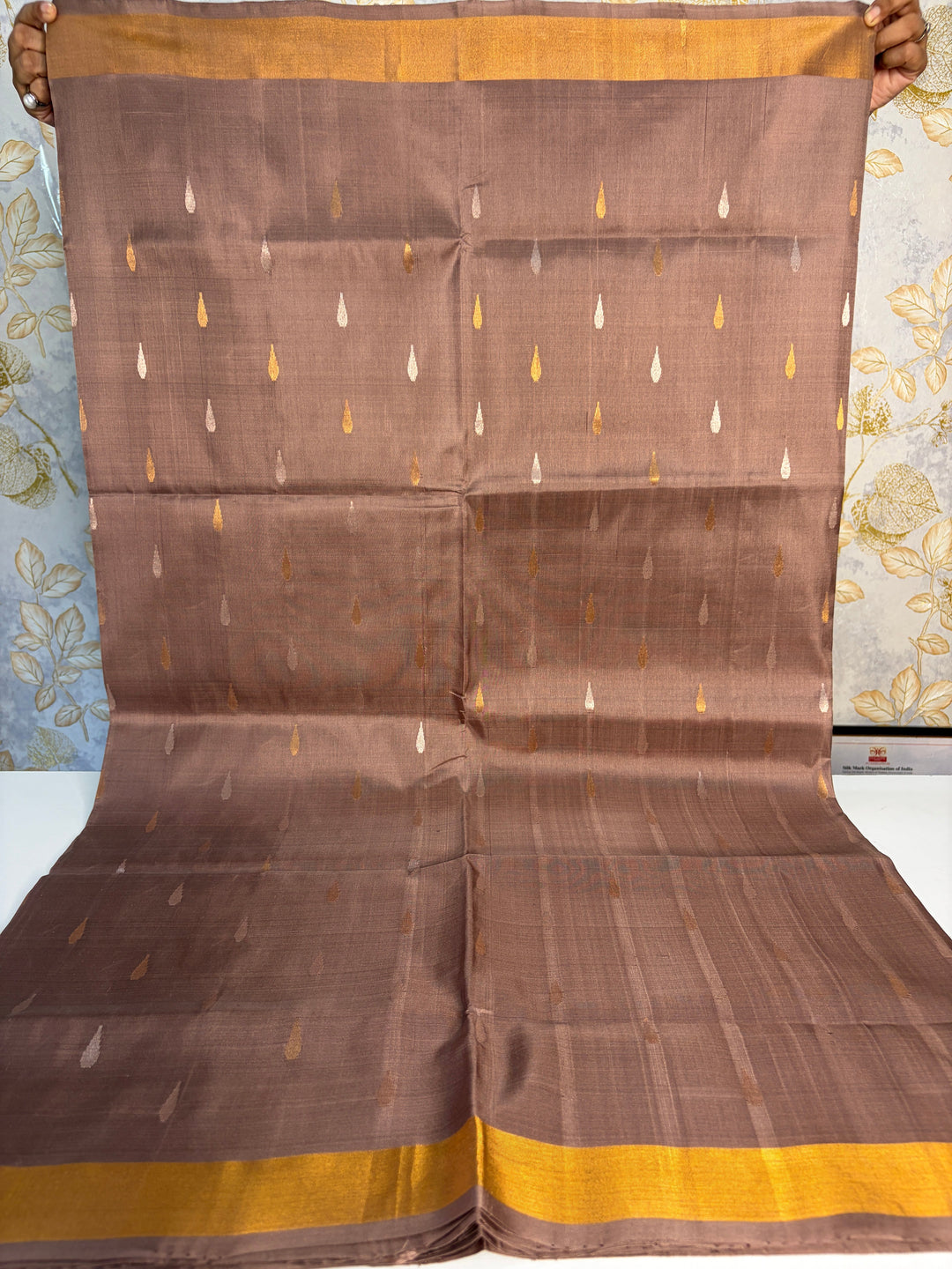 Arth - Handloom Uppada Jamdani Silk Saree | SHOBITAM