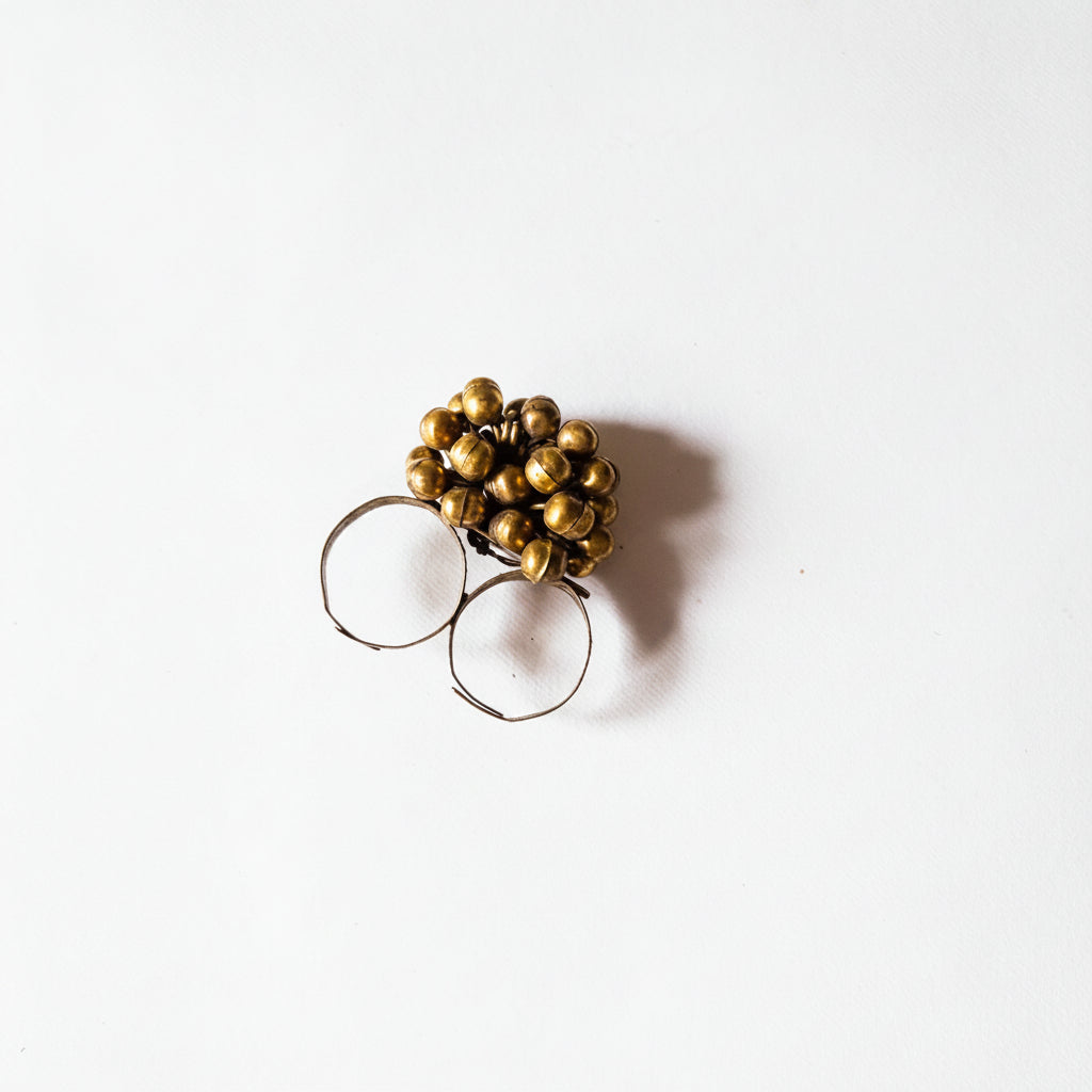 Gold Ghunghru Ring | SHOBITAM
