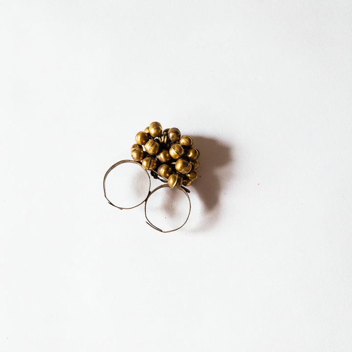 Gold Ghunghru Ring | SHOBITAM