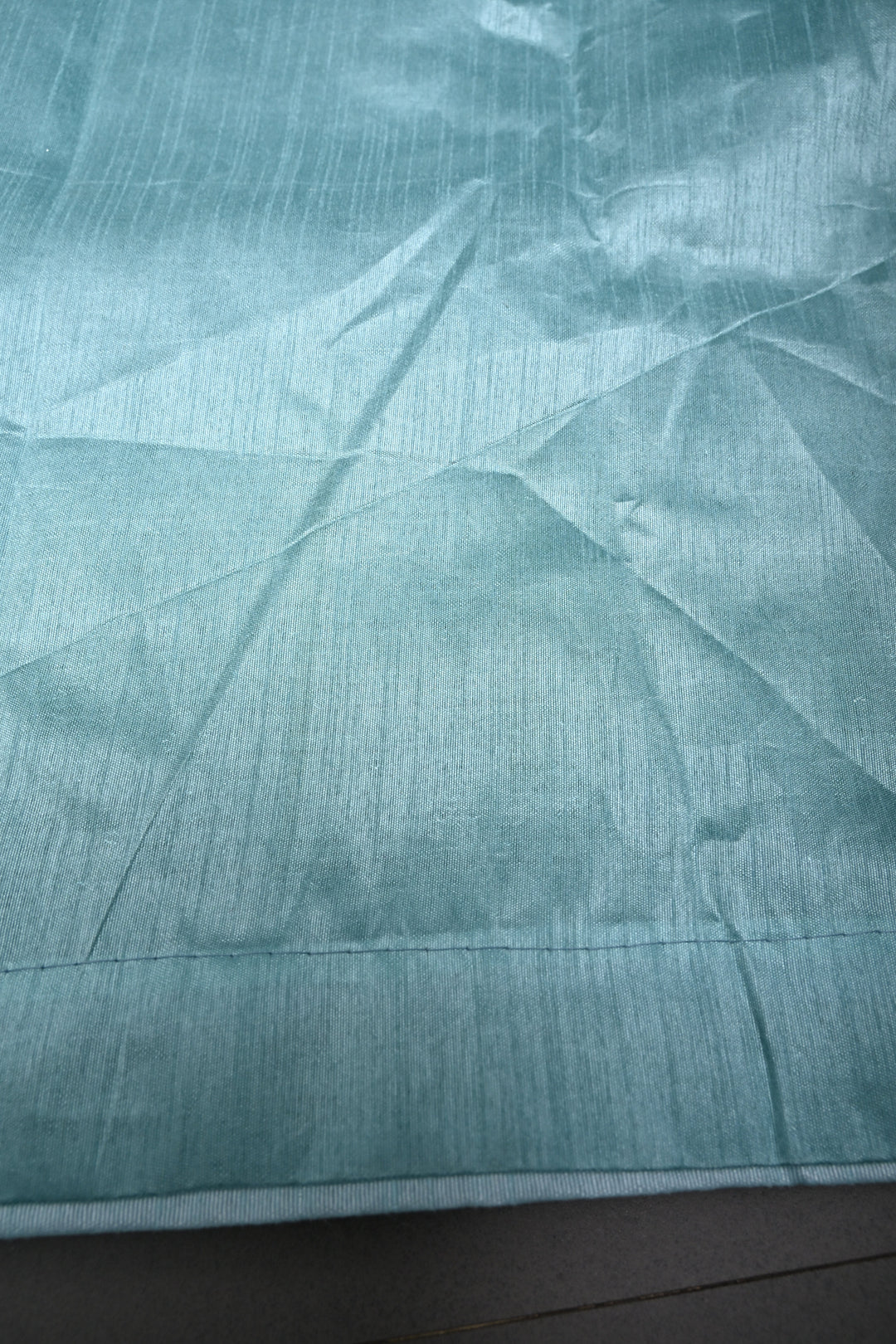 Teal Blue Full Sequins Embellished on Net Partywear Saree | SHOBITAM