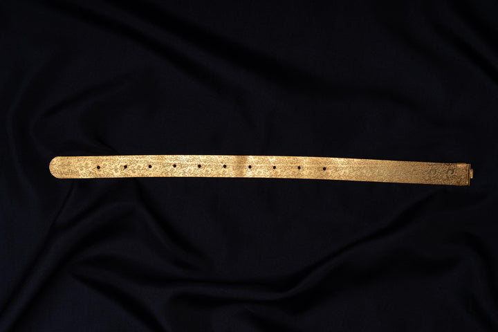 Pure 92.5 Silver, Gold Plated Saraswati Oddiyanam/Hip Belts.