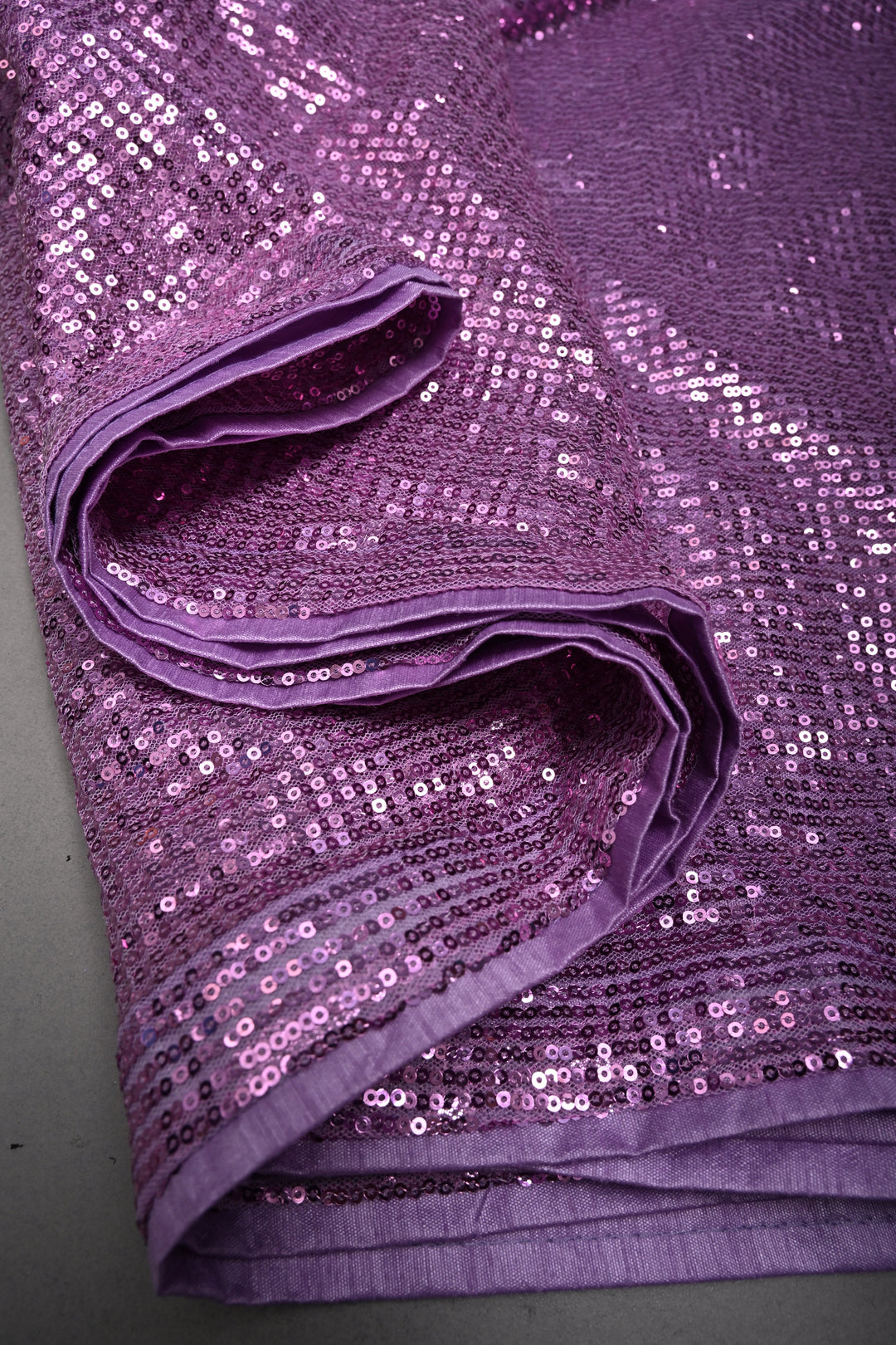 Amethyst Full Sequins Embellished on Net Partywear Saree | SHOBITAM