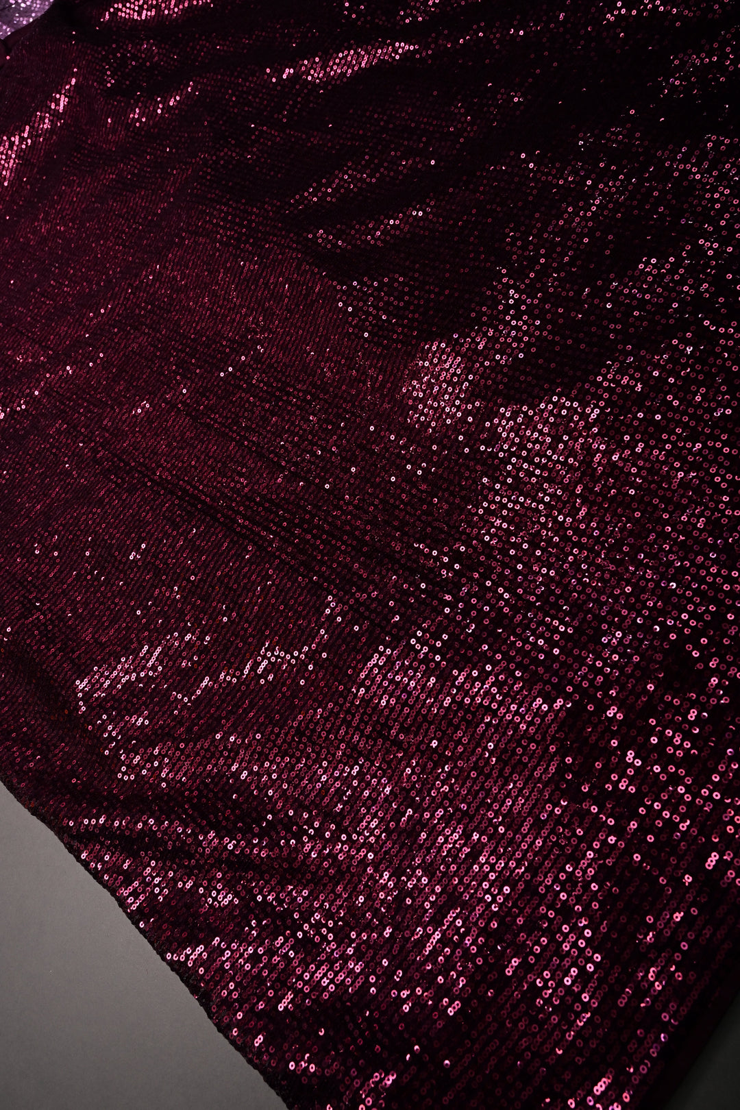 Wine Full Sequins Embellished on Net Partywear Saree | SHOBITAM