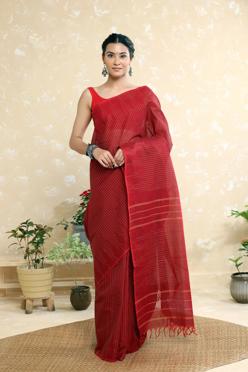 Basic Laal Syahi Blouse | SHOBITAM