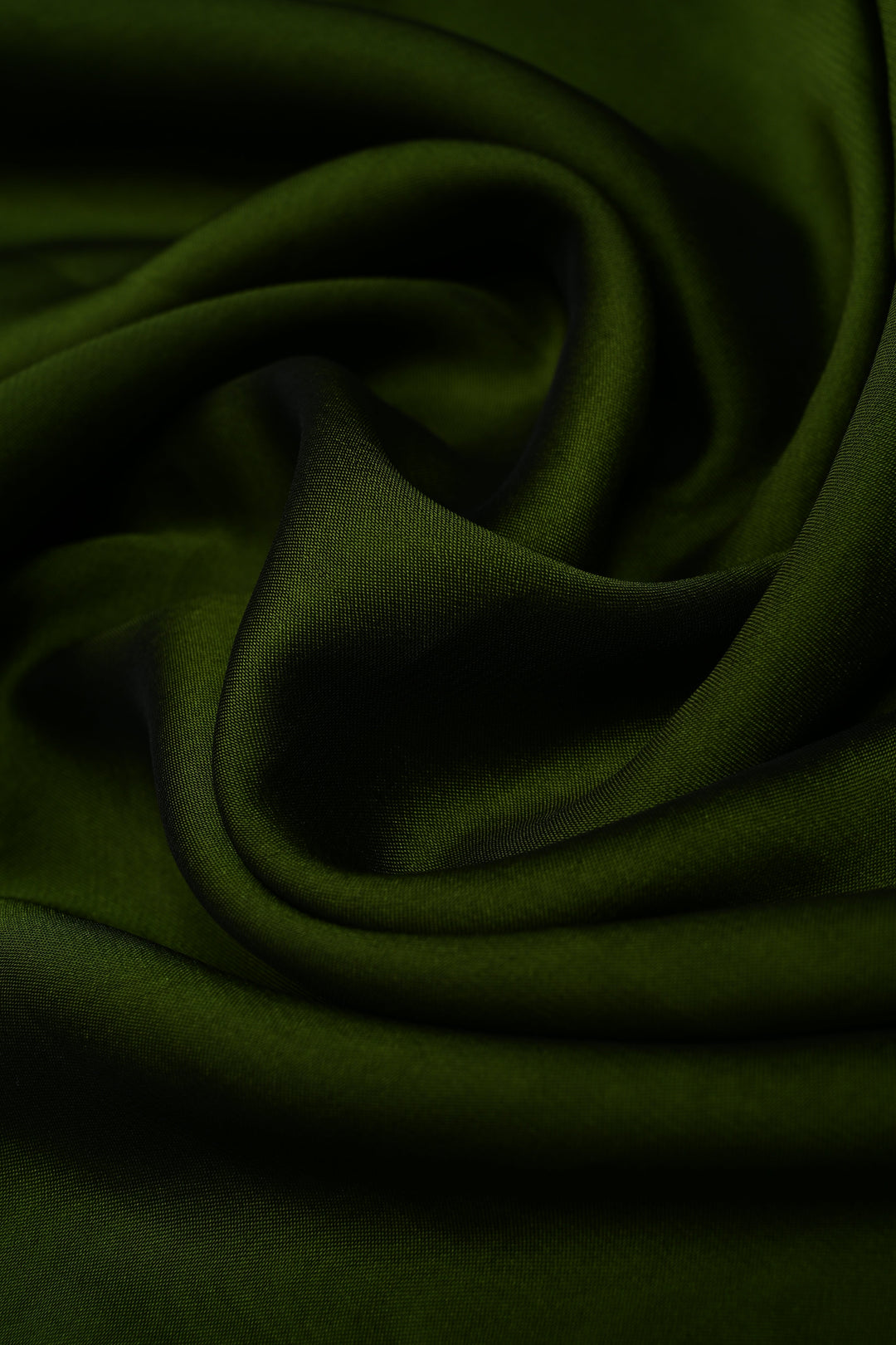 Mehendi Green Floral Handpainting on Shimmer Georgette Saree, No Blouse Piece | SHOBITAM