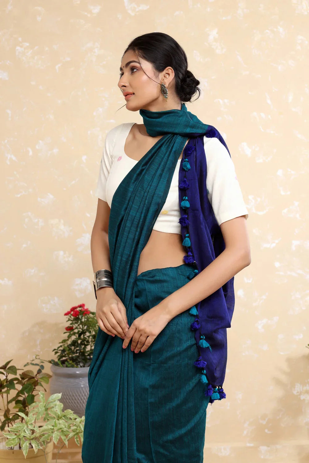 Chameli Jamdani Blouse | SHOBITAM